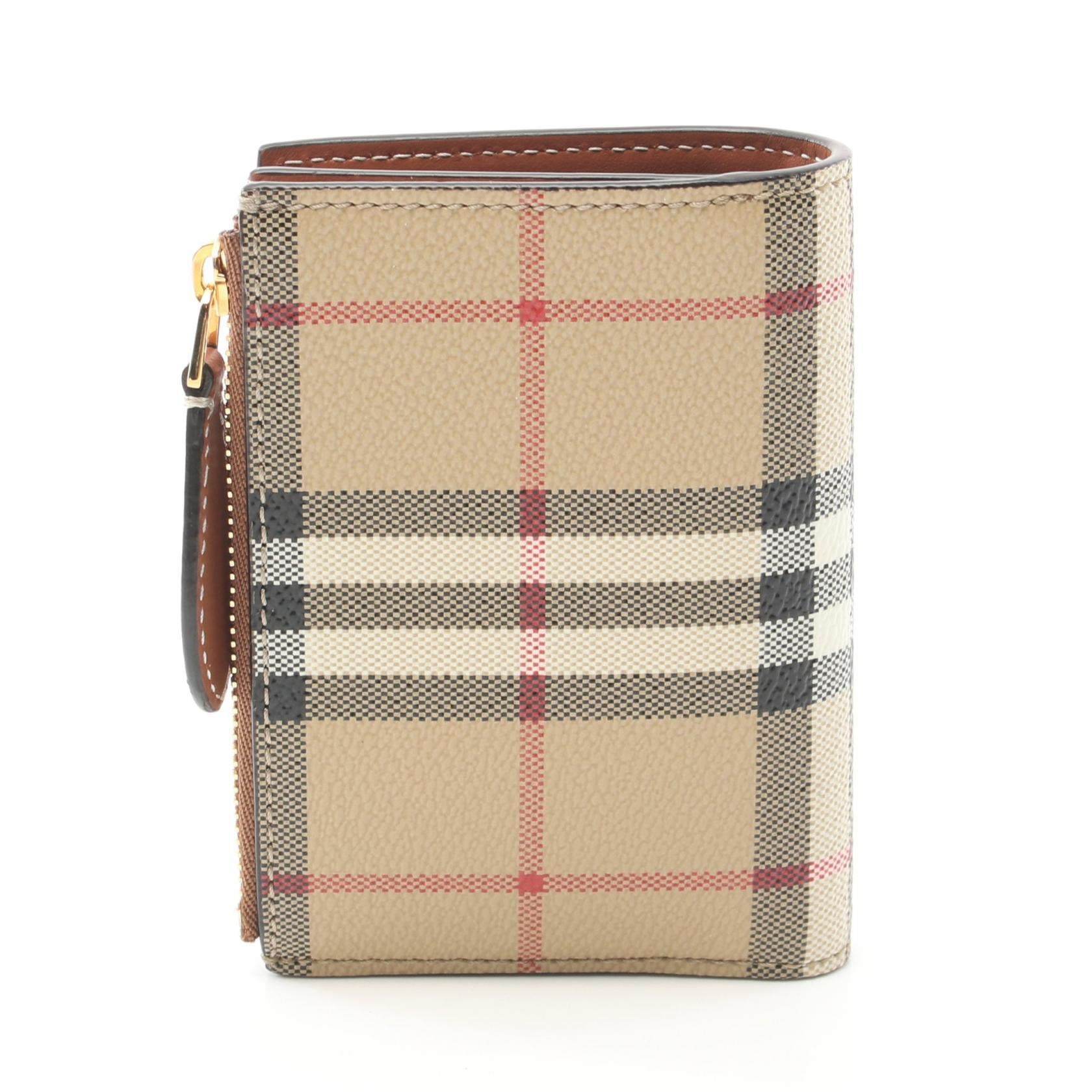 Burberry Vintage Check Bifold Wallet Beige