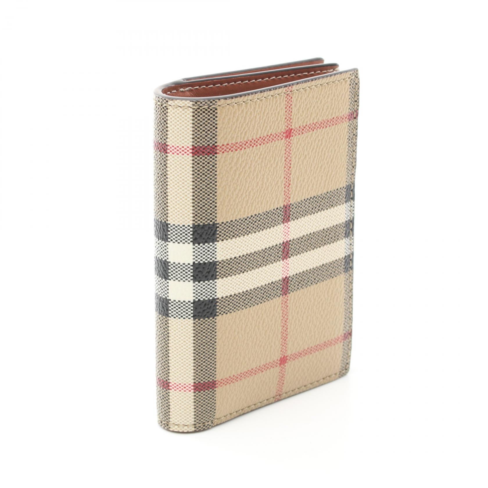 Burberry Vintage Check Bifold Wallet Beige