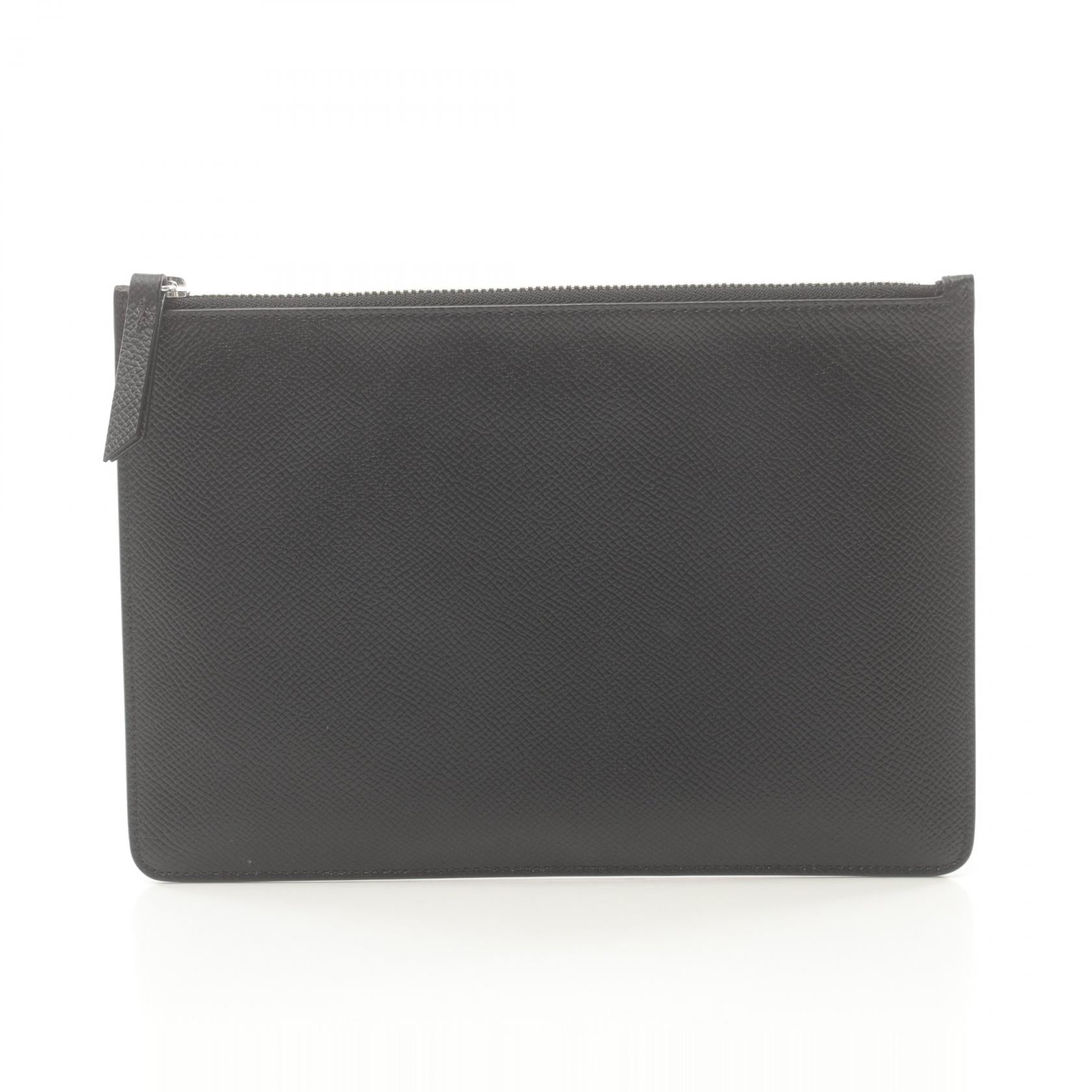 Maison Margiela Leather Clutch Bag Black