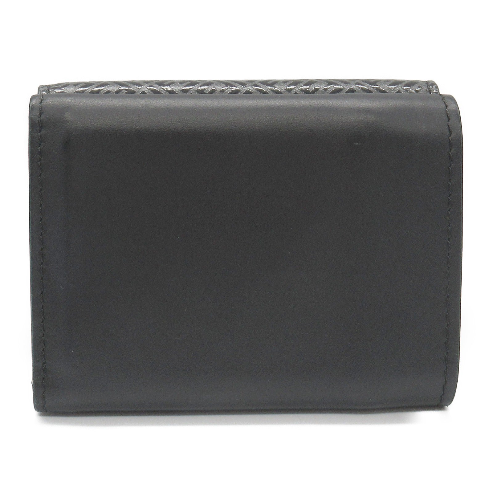 Fendi Leather FF Logo Trifold Wallet