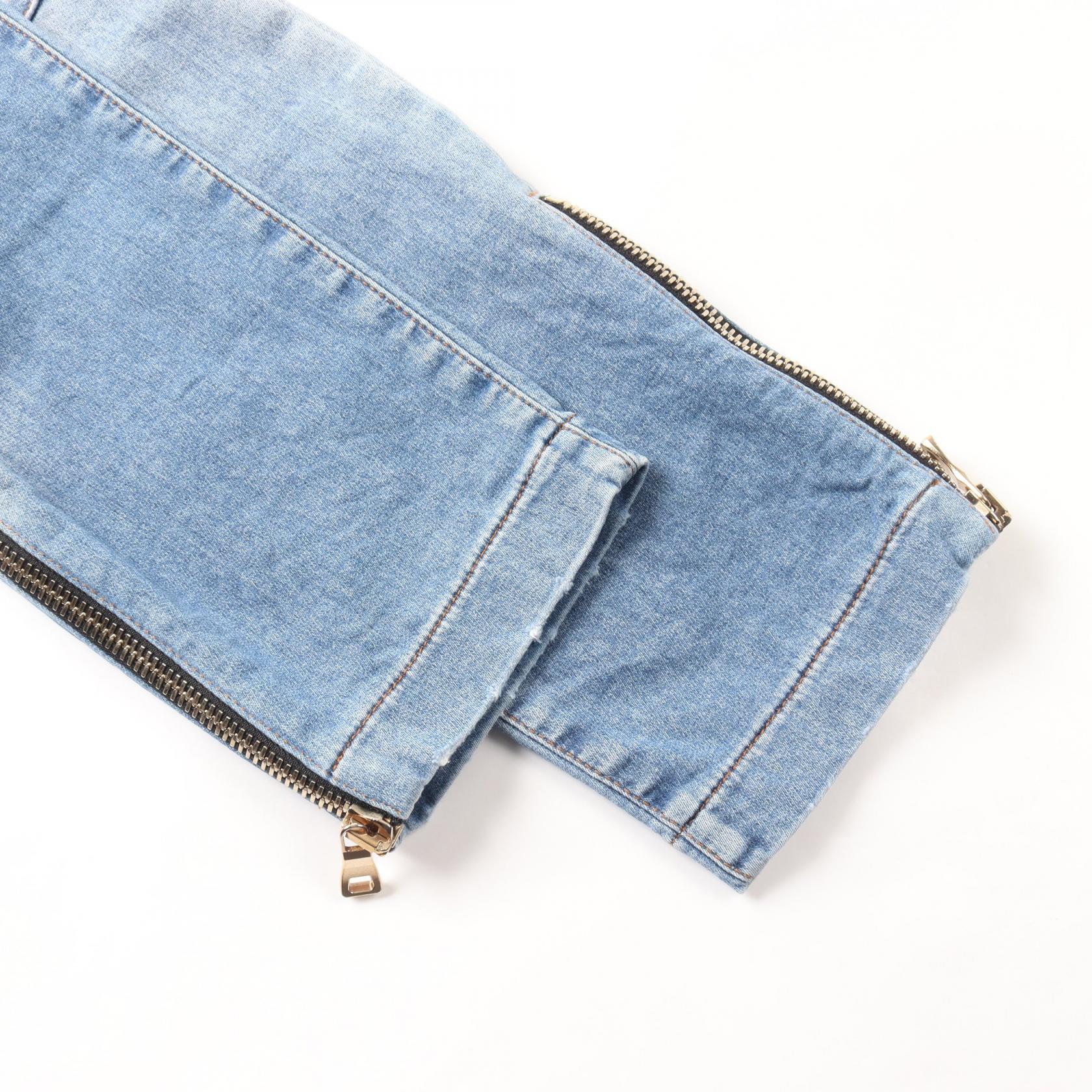 Balmain Denim Pants Cotton Blue S