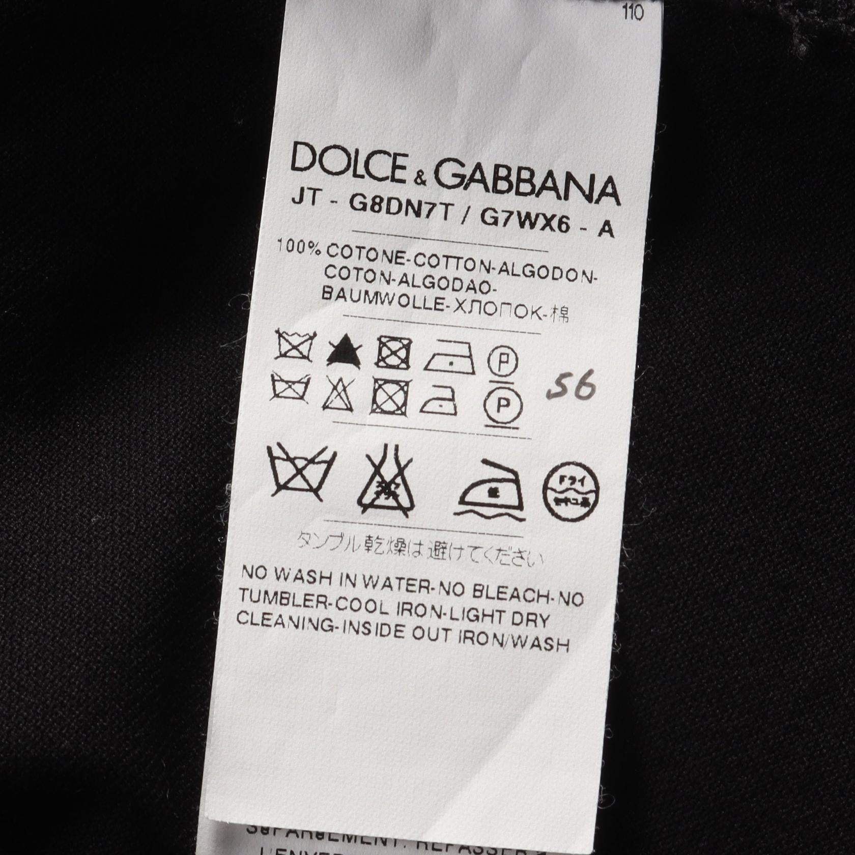 Dolce & Gabbana Cotton Top Black