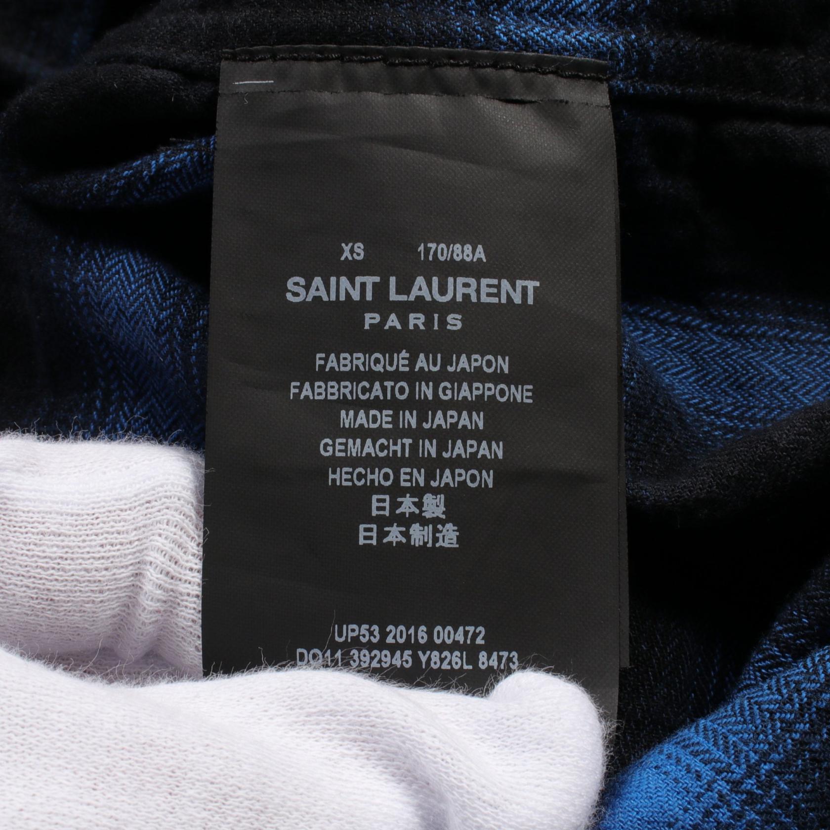 Yves Saint Laurent Cotton Top Black/Blue