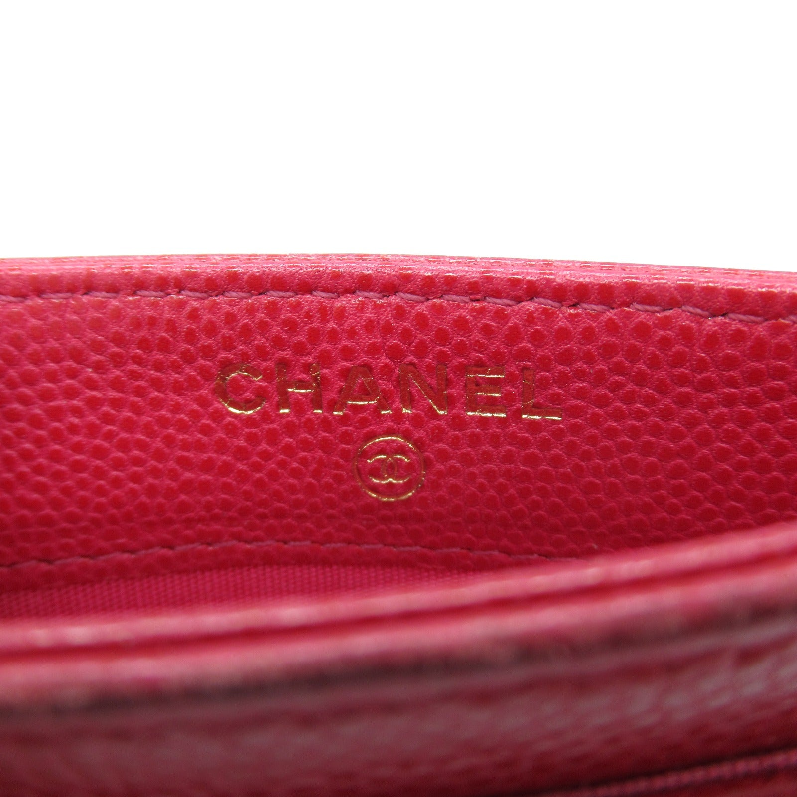 Chanel Camellia Leather Card Case