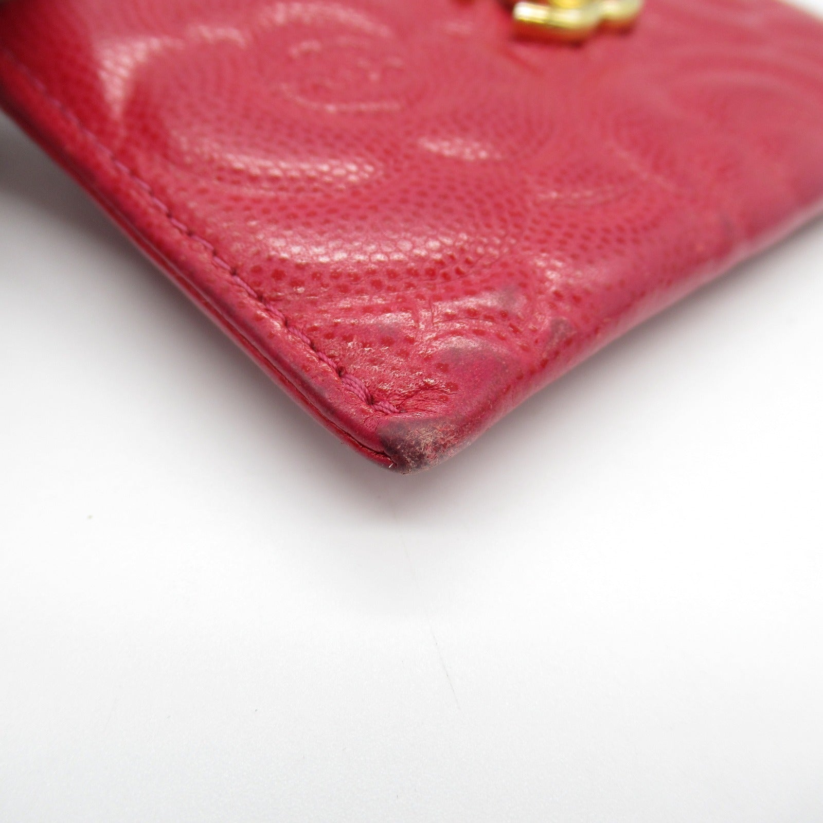 Chanel Camellia Leather Card Case