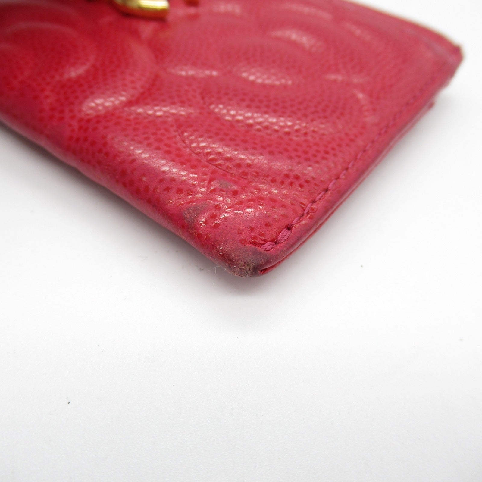 Chanel Camellia Leather Card Case