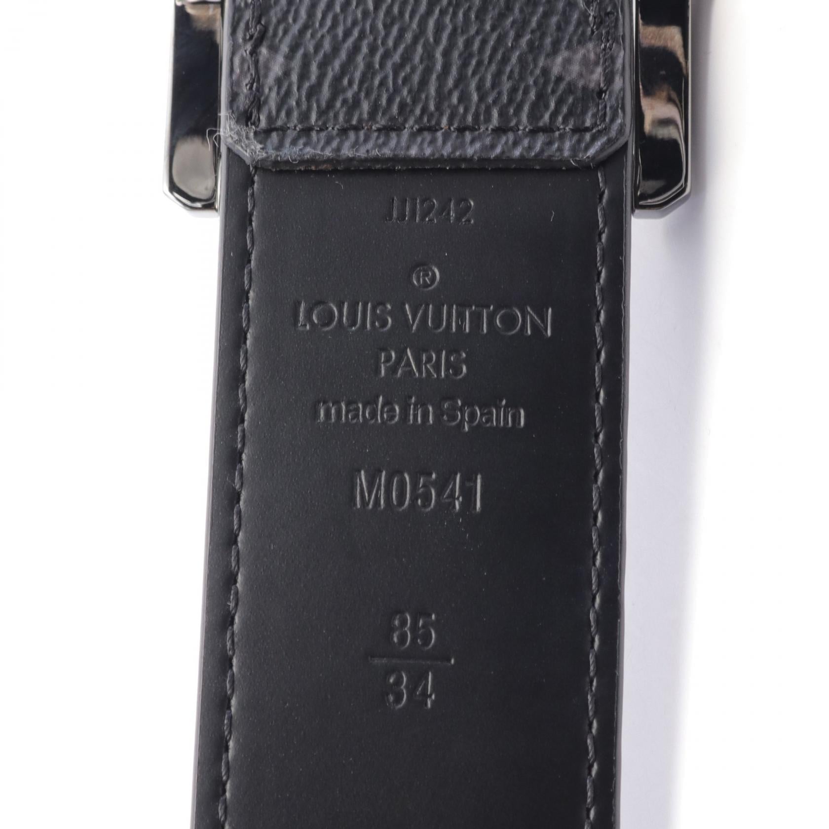 Louis Vuitton Monogram Eclipse Belt