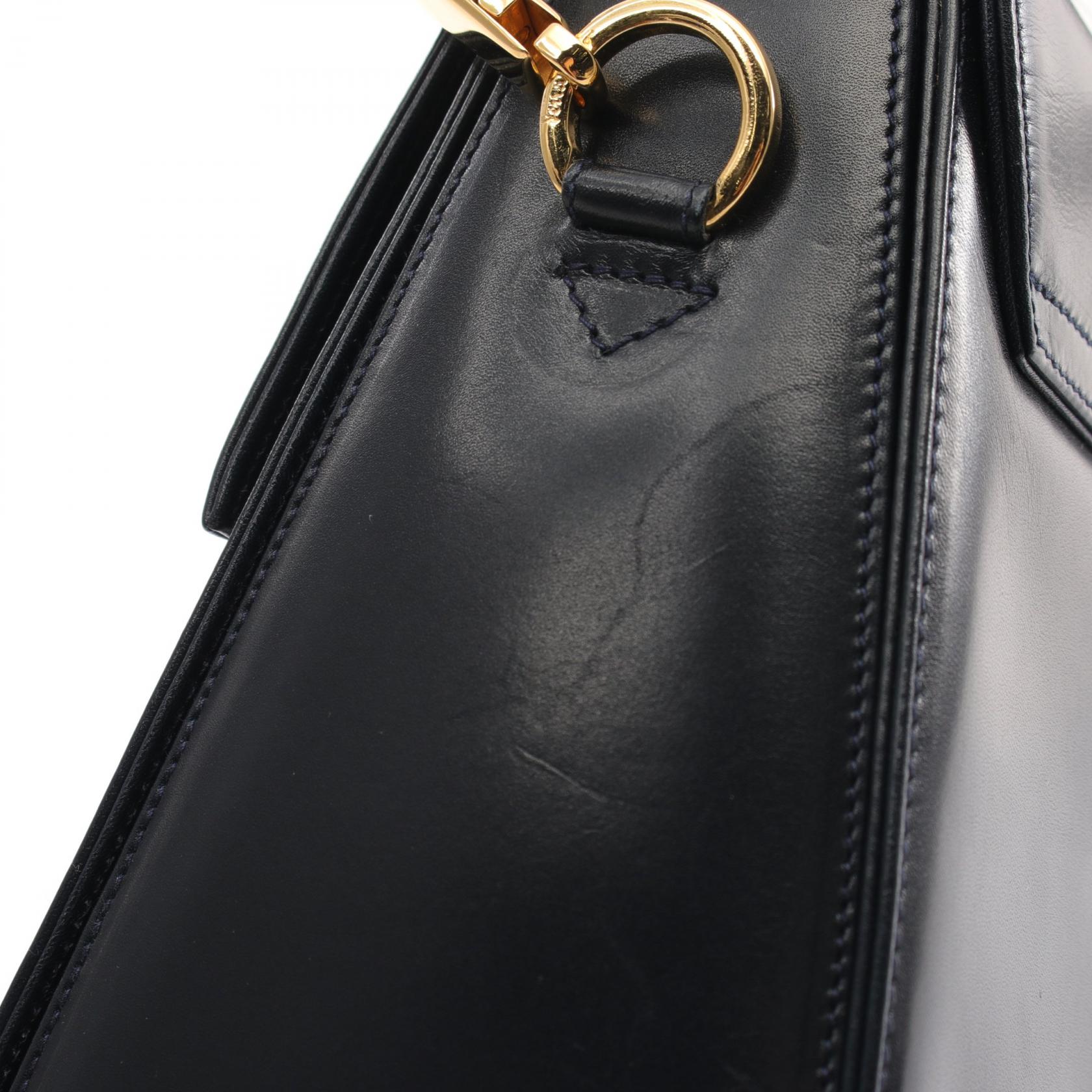 Salvatore Ferragamo Gancini Leather Handbag