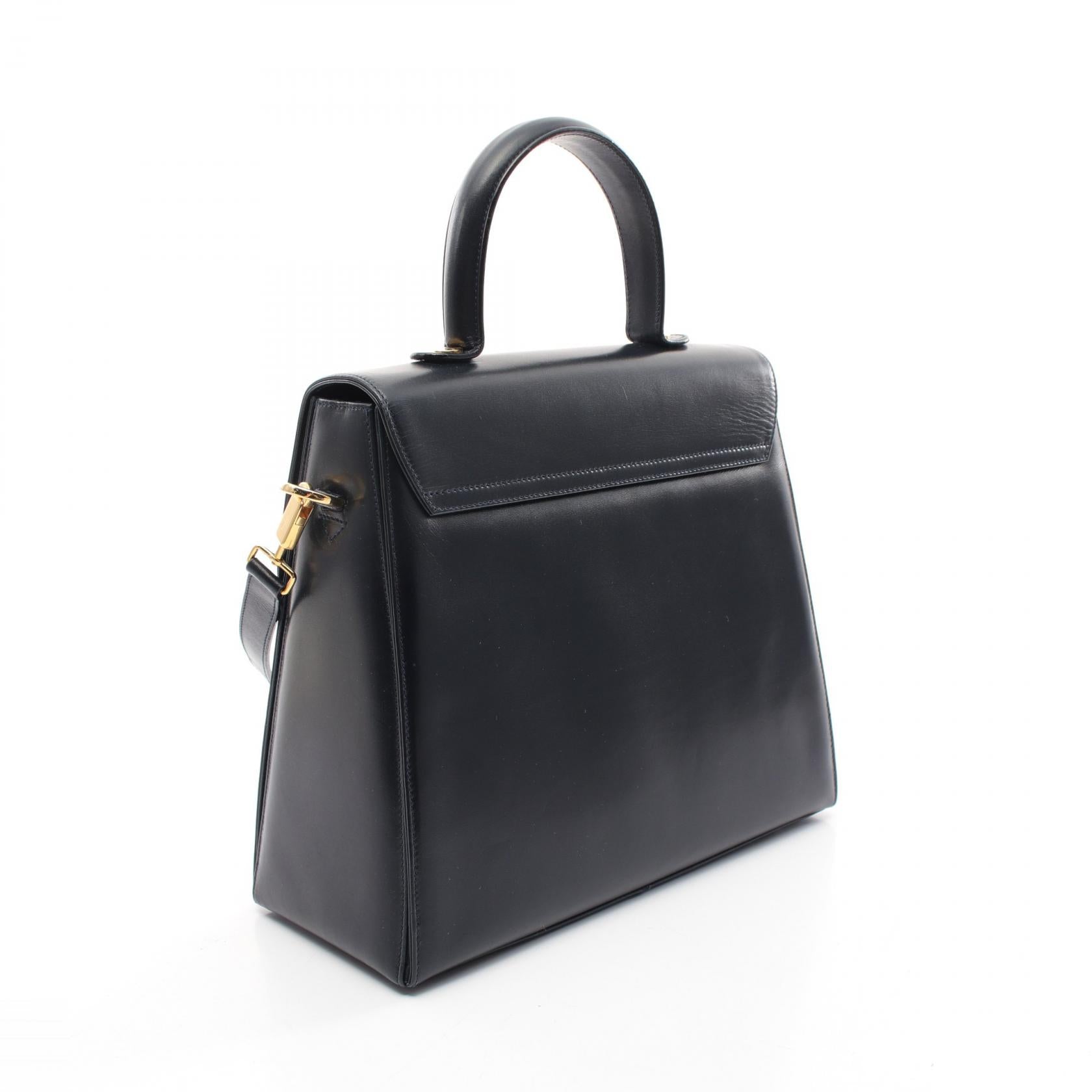 Salvatore Ferragamo Gancini Leather Handbag