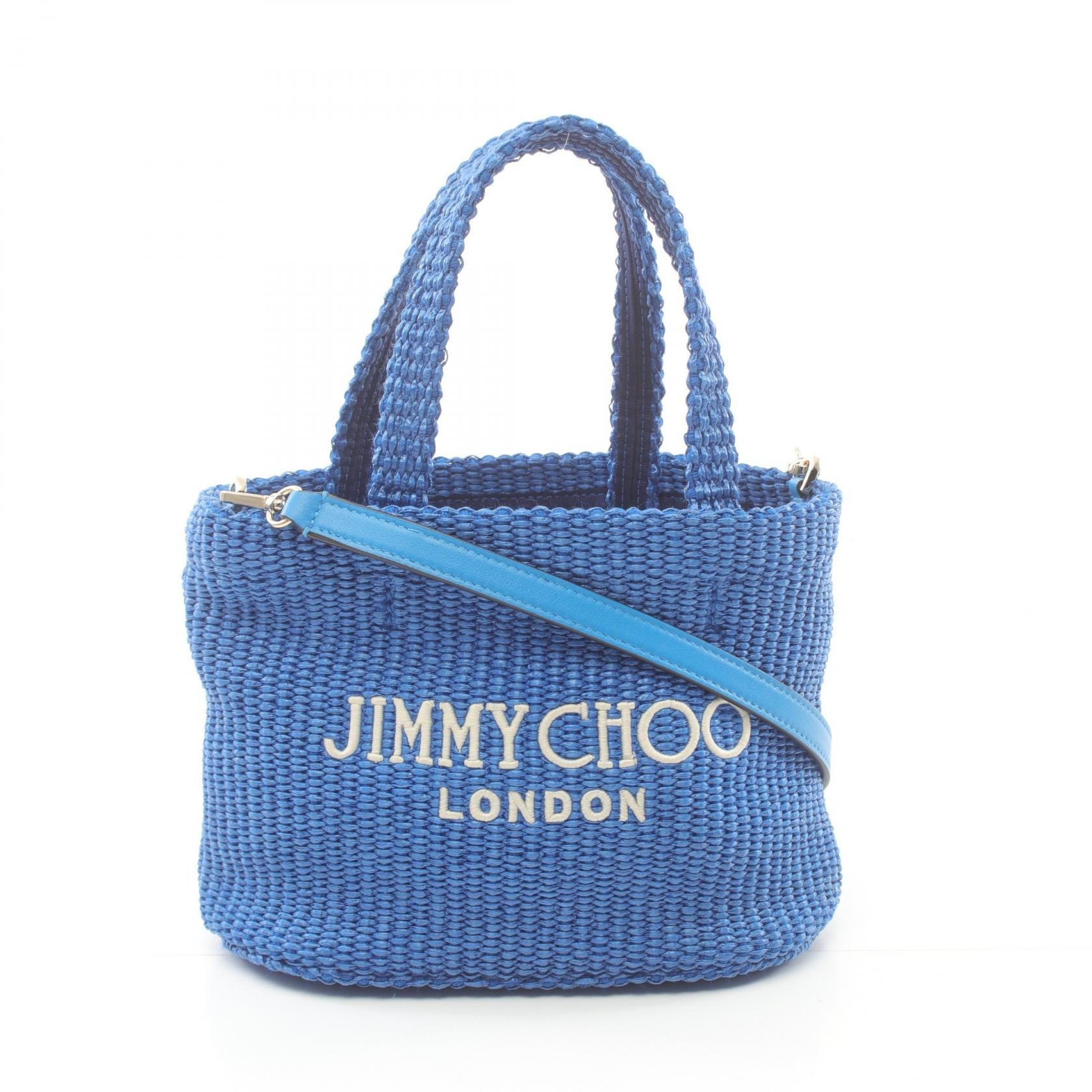 Jimmy Choo Raffia Beach Tote Handbag