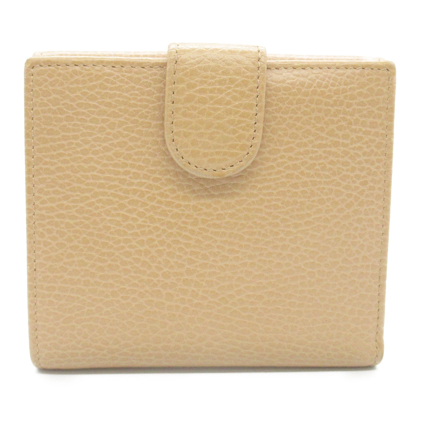 Gucci Leather Interlocking G Wallet Beige