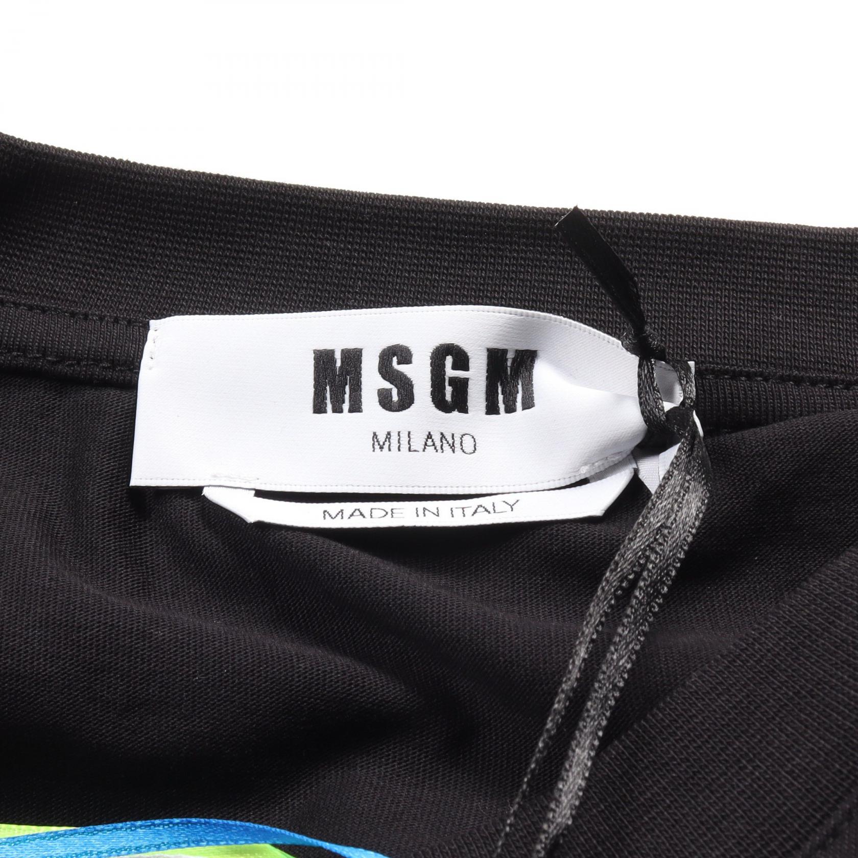 MSGM Cotton Top Black/White 2840MM97