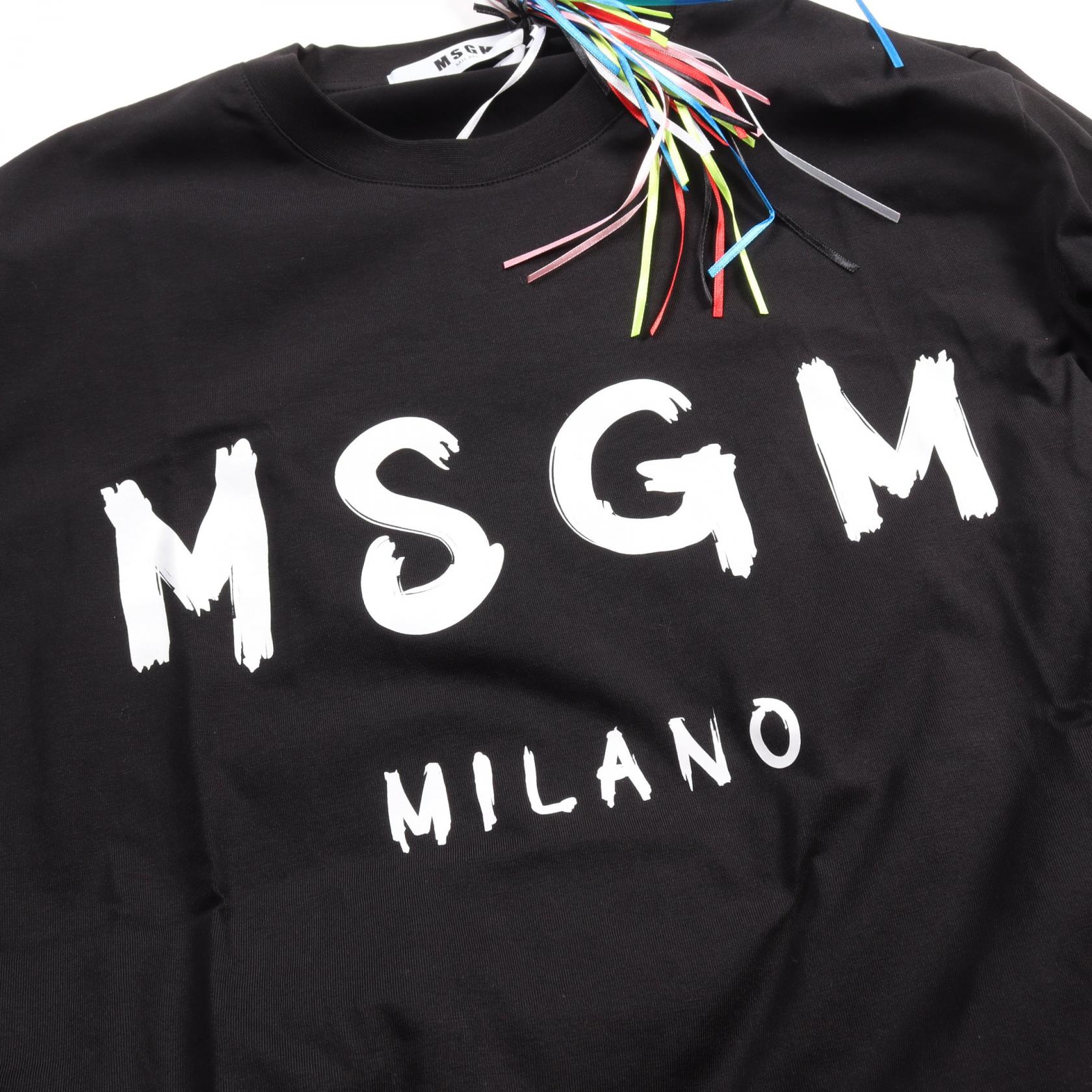 MSGM Cotton Top Black/White 2840MM97