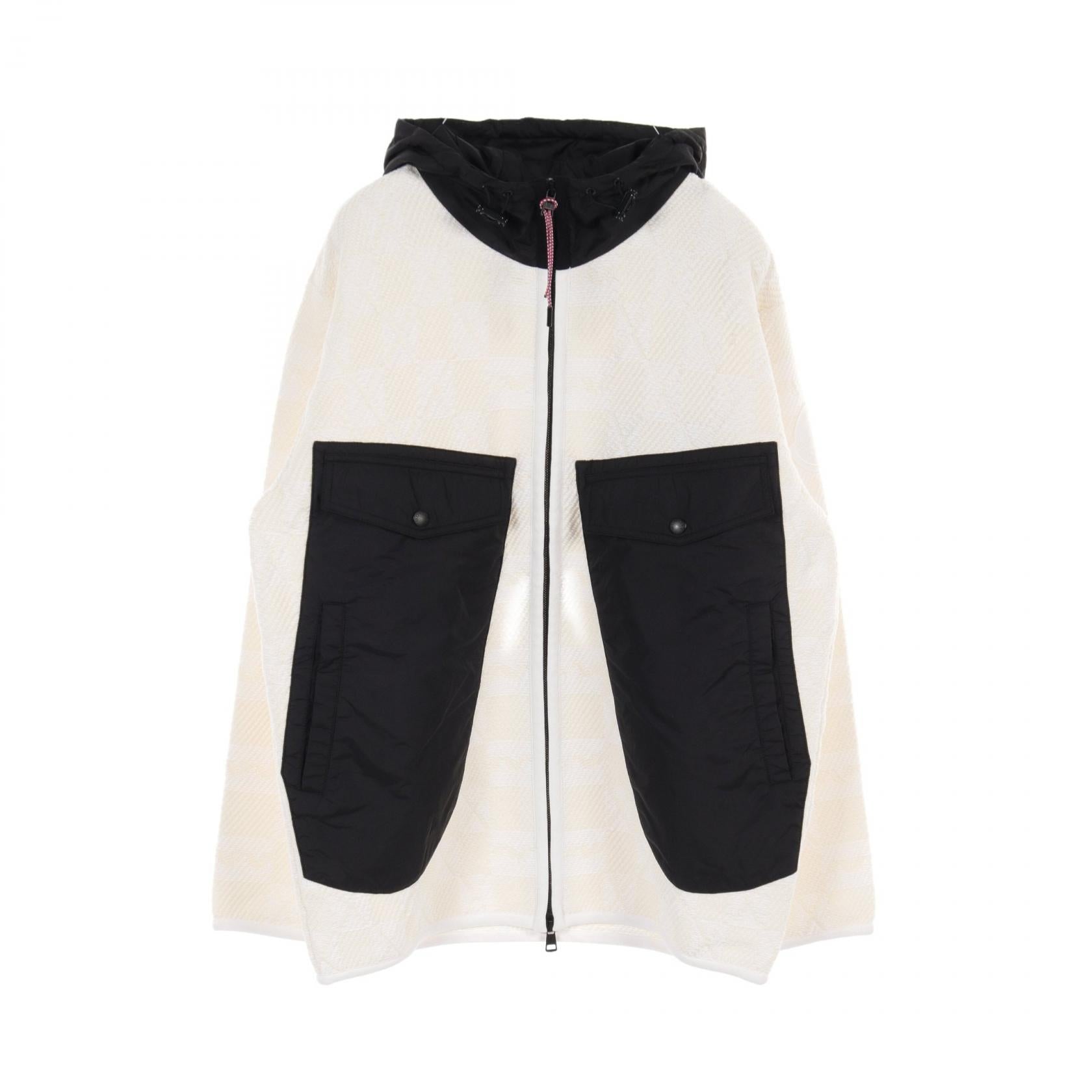 Moncler Genius 2 1952 Cotton Jacket Ivory/Black