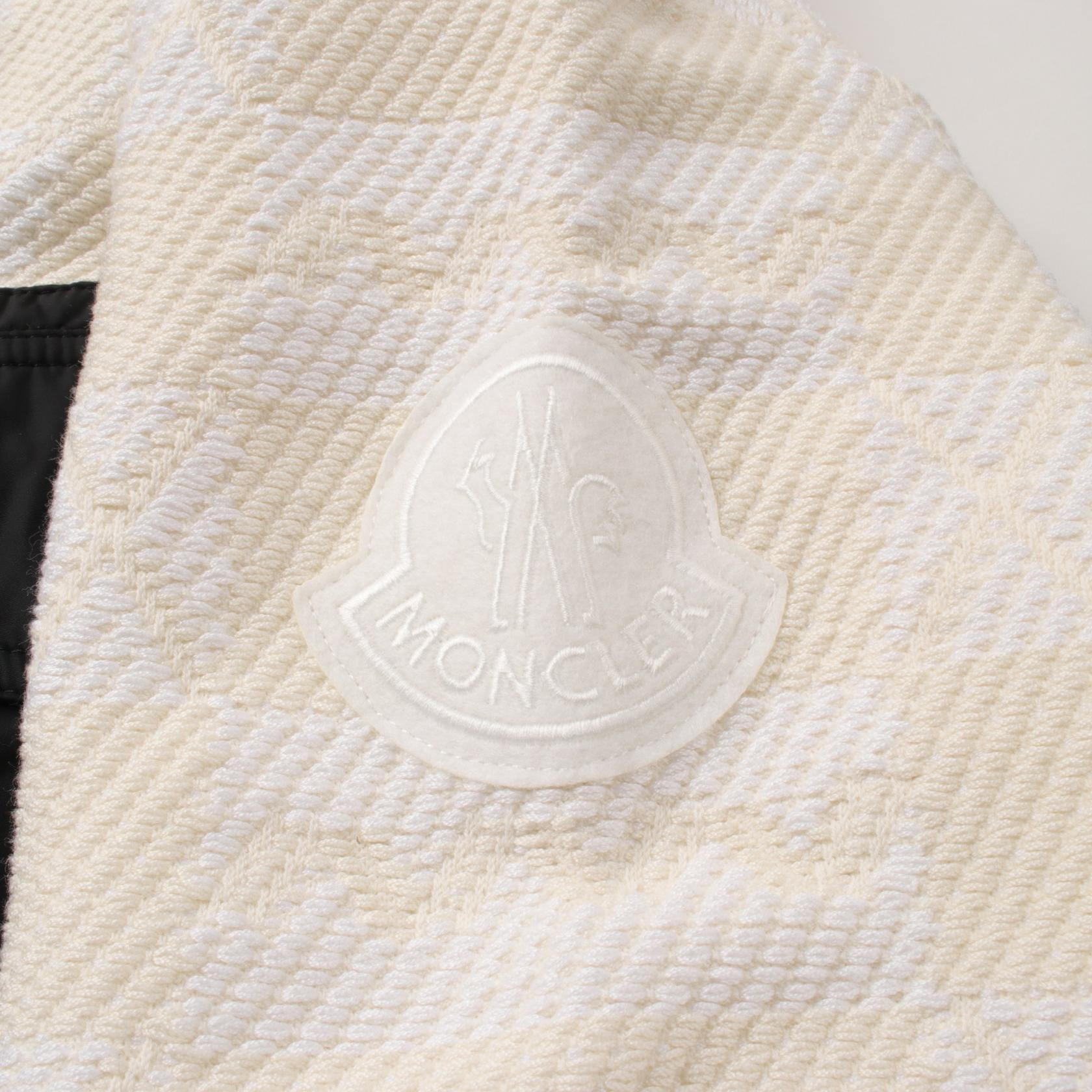 Moncler Genius 2 1952 Cotton Jacket Ivory/Black