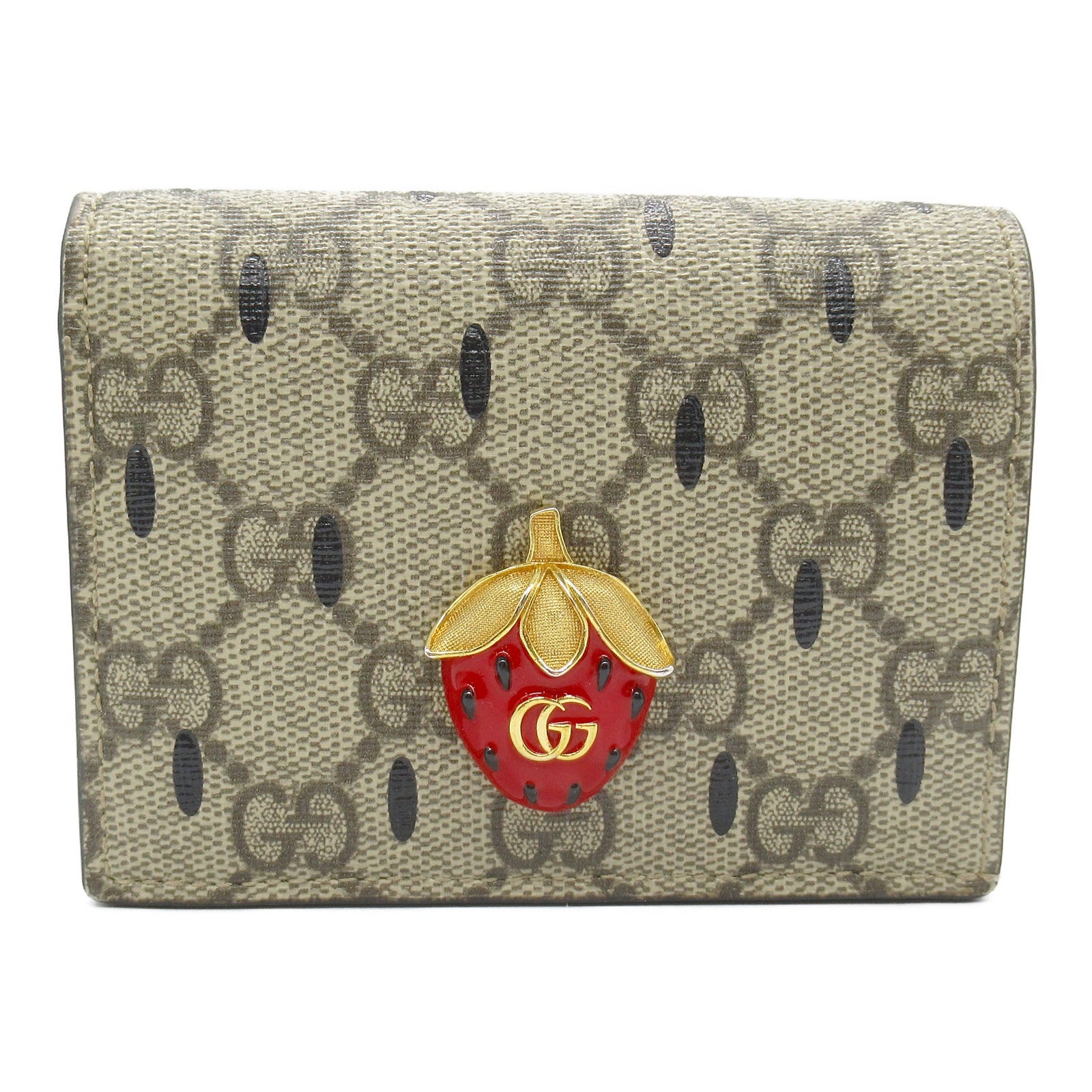 Gucci Double G Bifold Wallet Beige