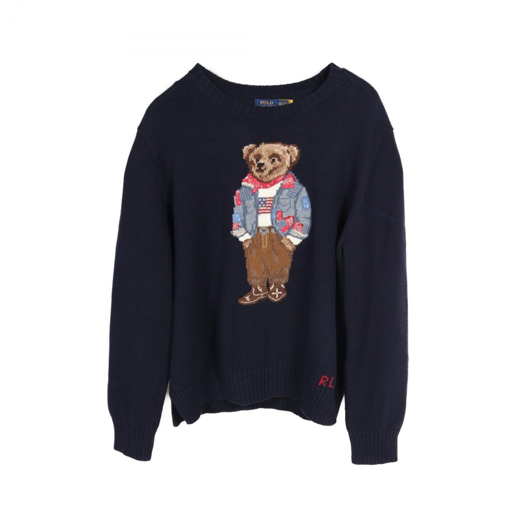 Polo Ralph Lauren Bear Knit Cotton Top