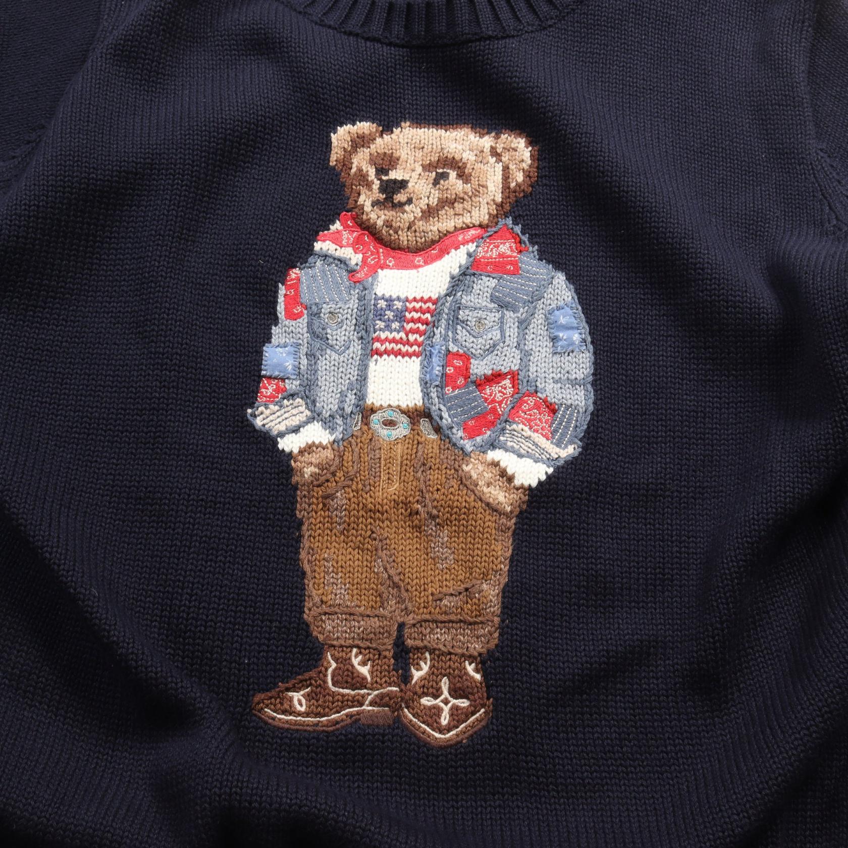 Polo Ralph Lauren Bear Knit Cotton Top