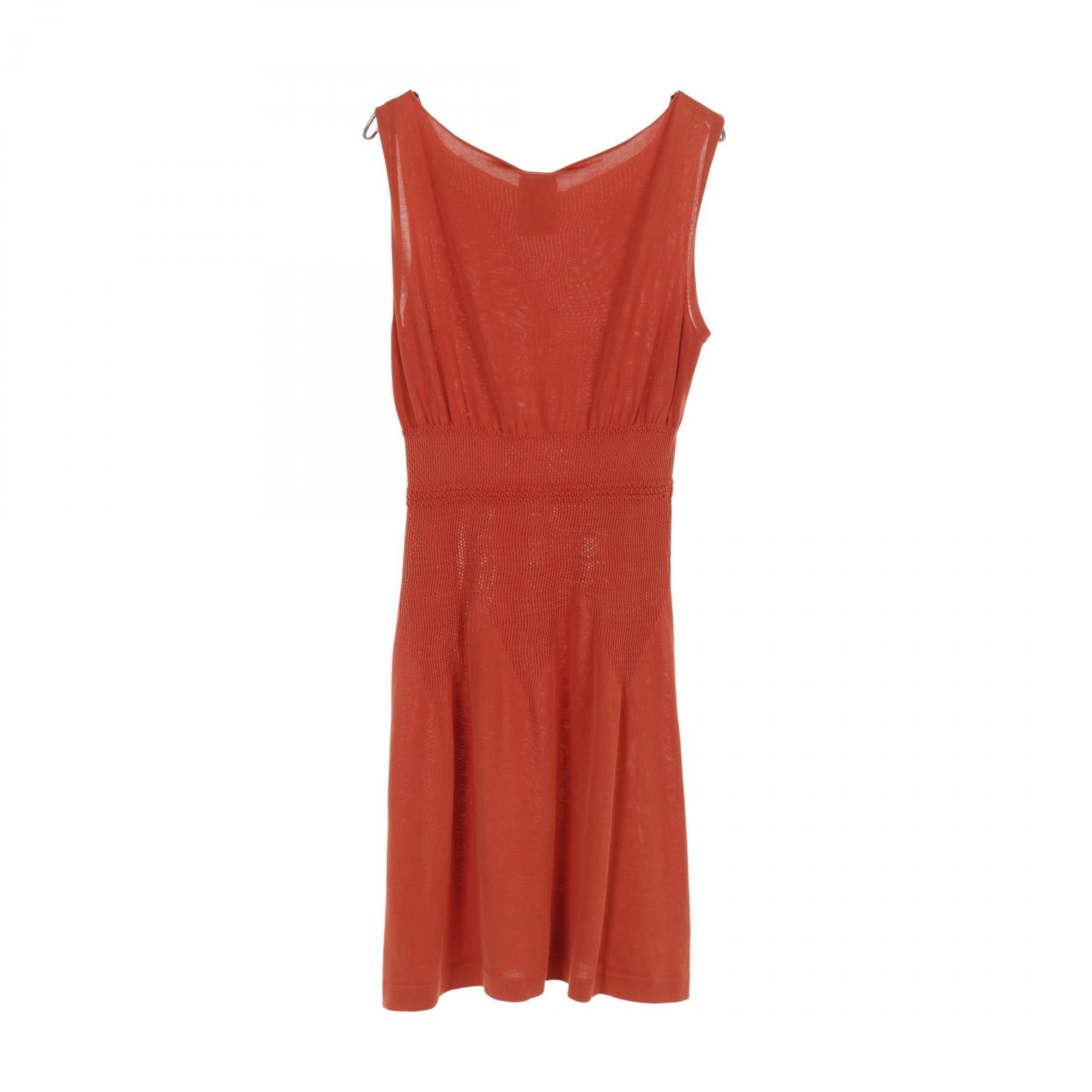 Chanel Cotton Dress Orange P40715