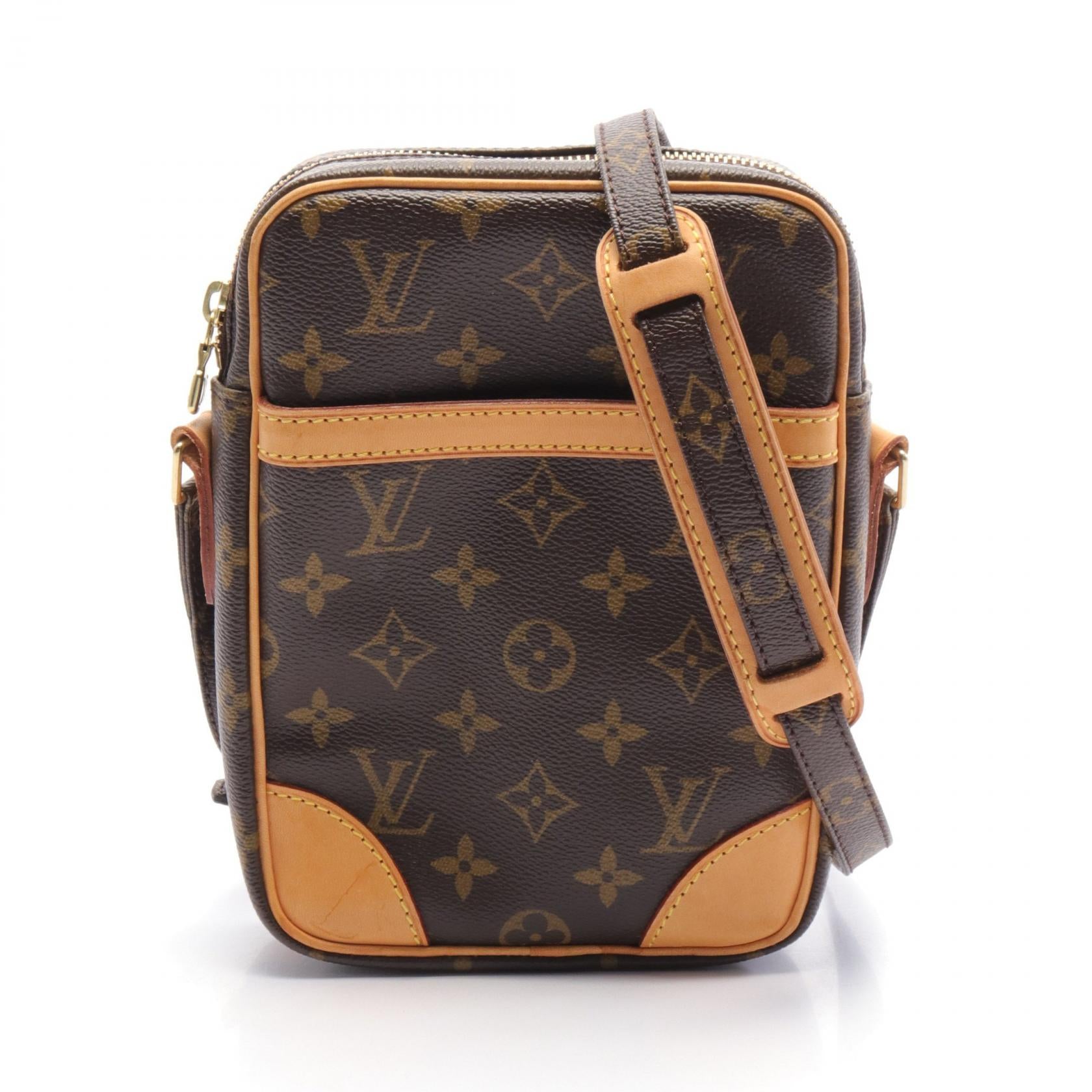 Louis Vuitton Danube Shoulder Bag Monogram Brown