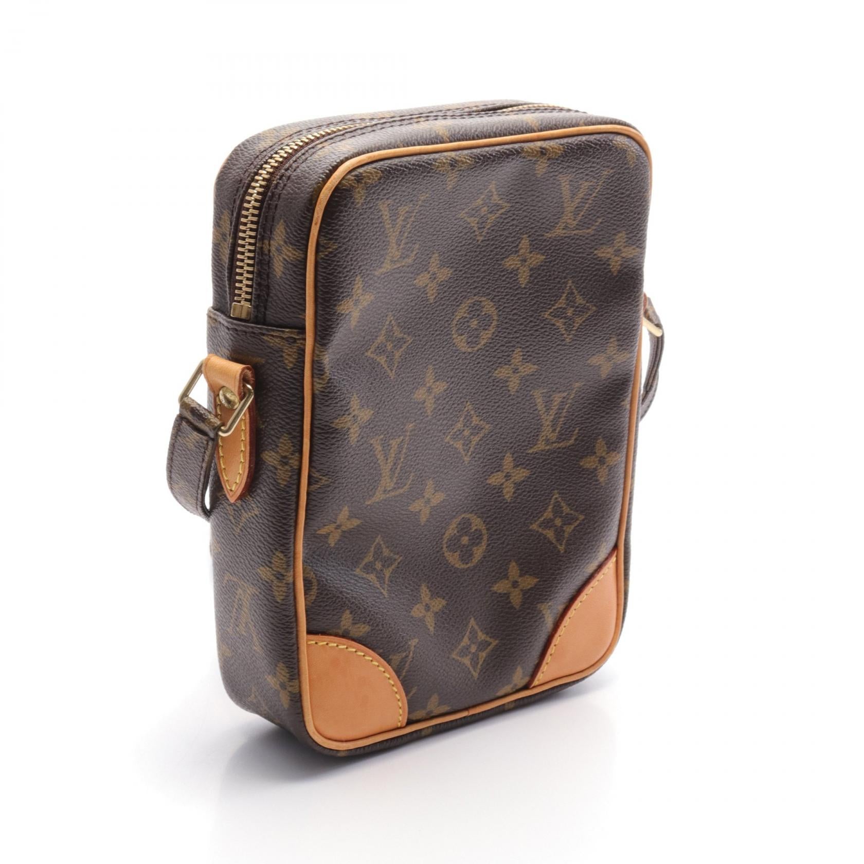 Louis Vuitton Danube Shoulder Bag Monogram Brown