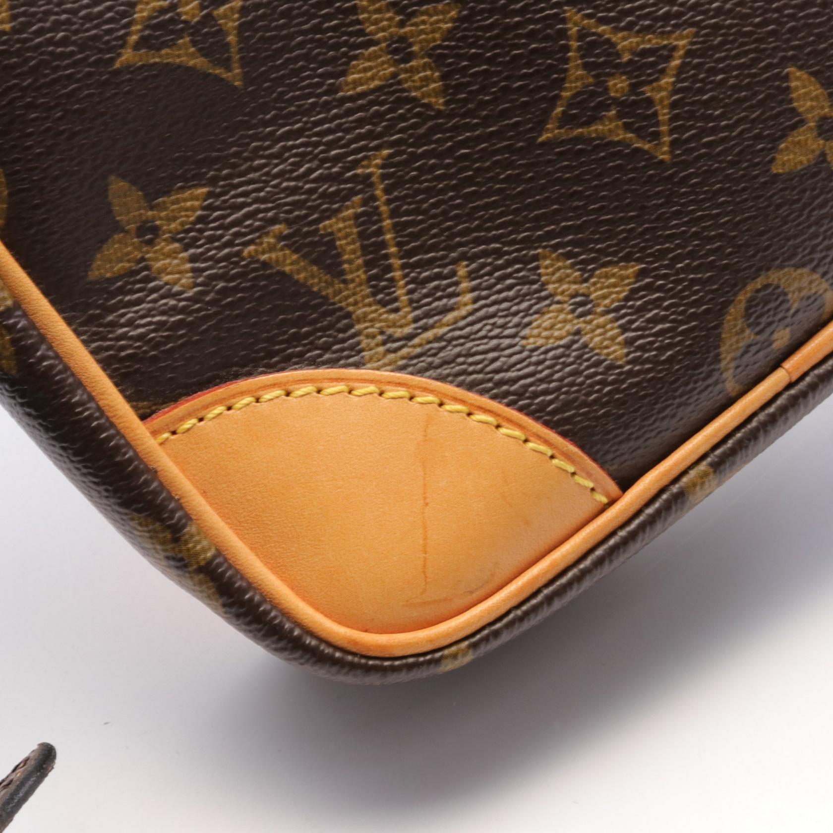 Louis Vuitton Danube Shoulder Bag Monogram Brown