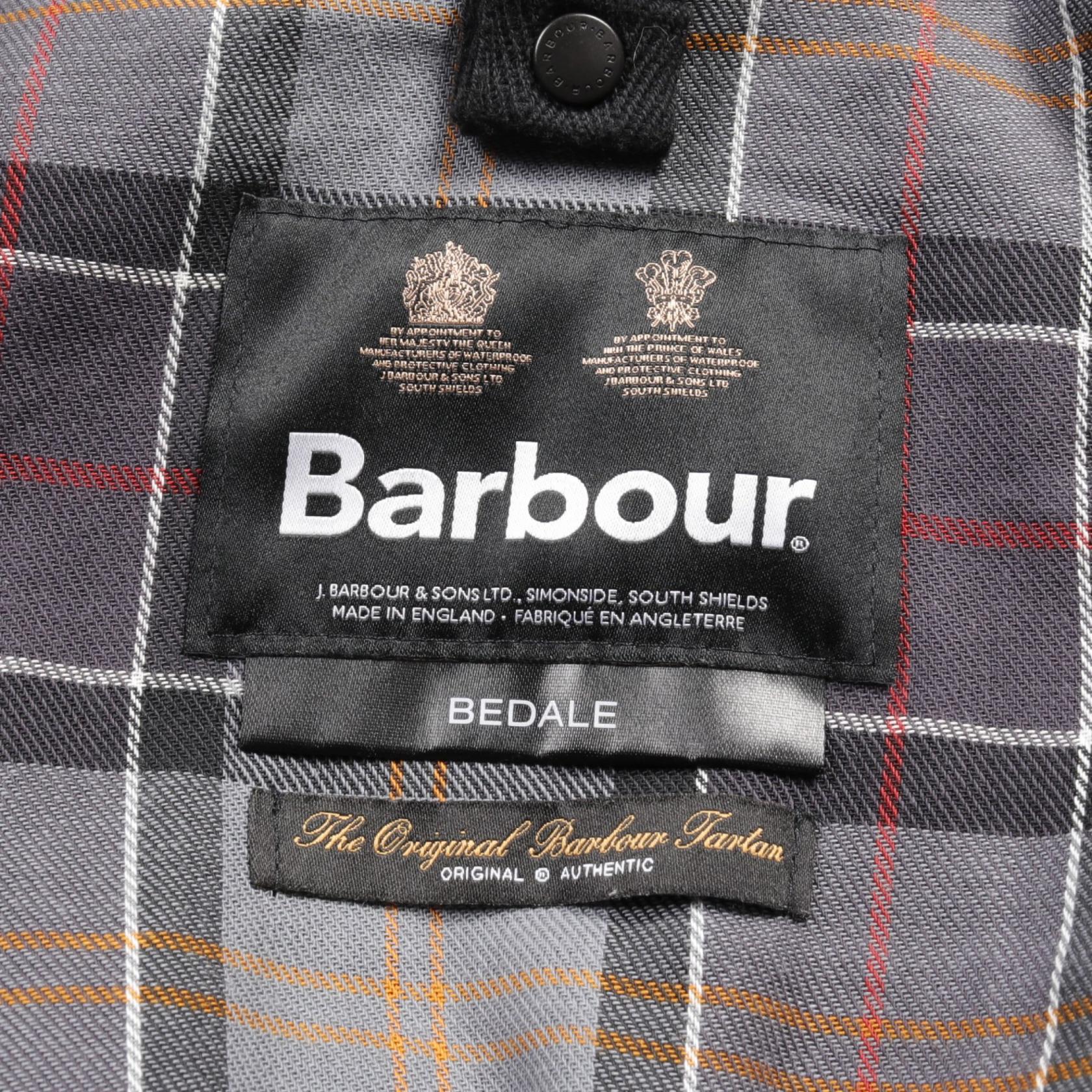 Barbour BEDALE Waxed Cotton Jacket Black