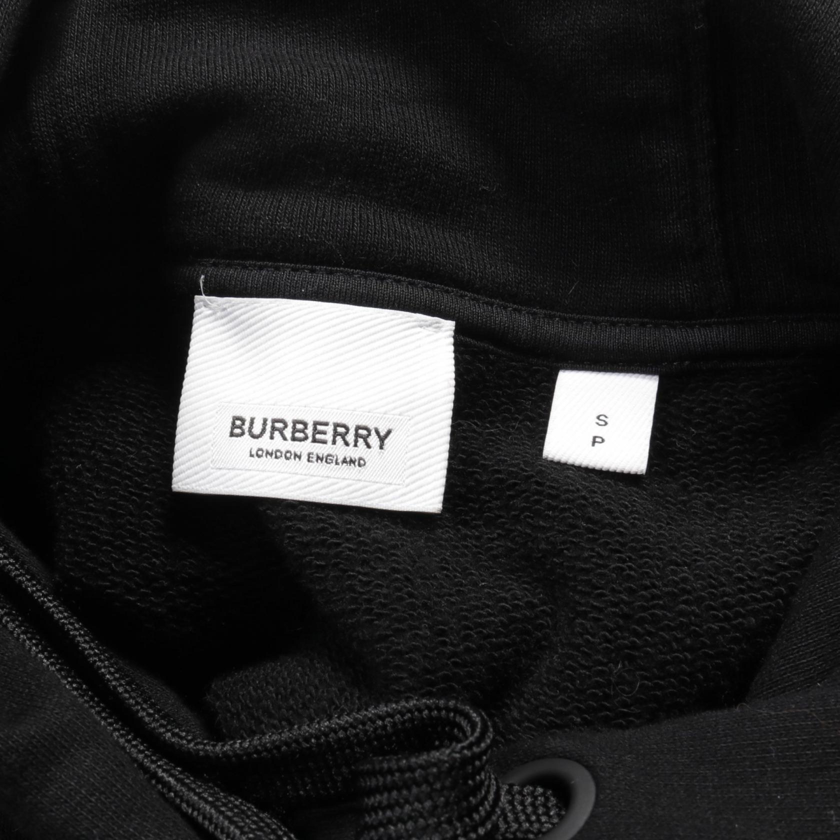 Burberry Cotton Hoodie Black Men