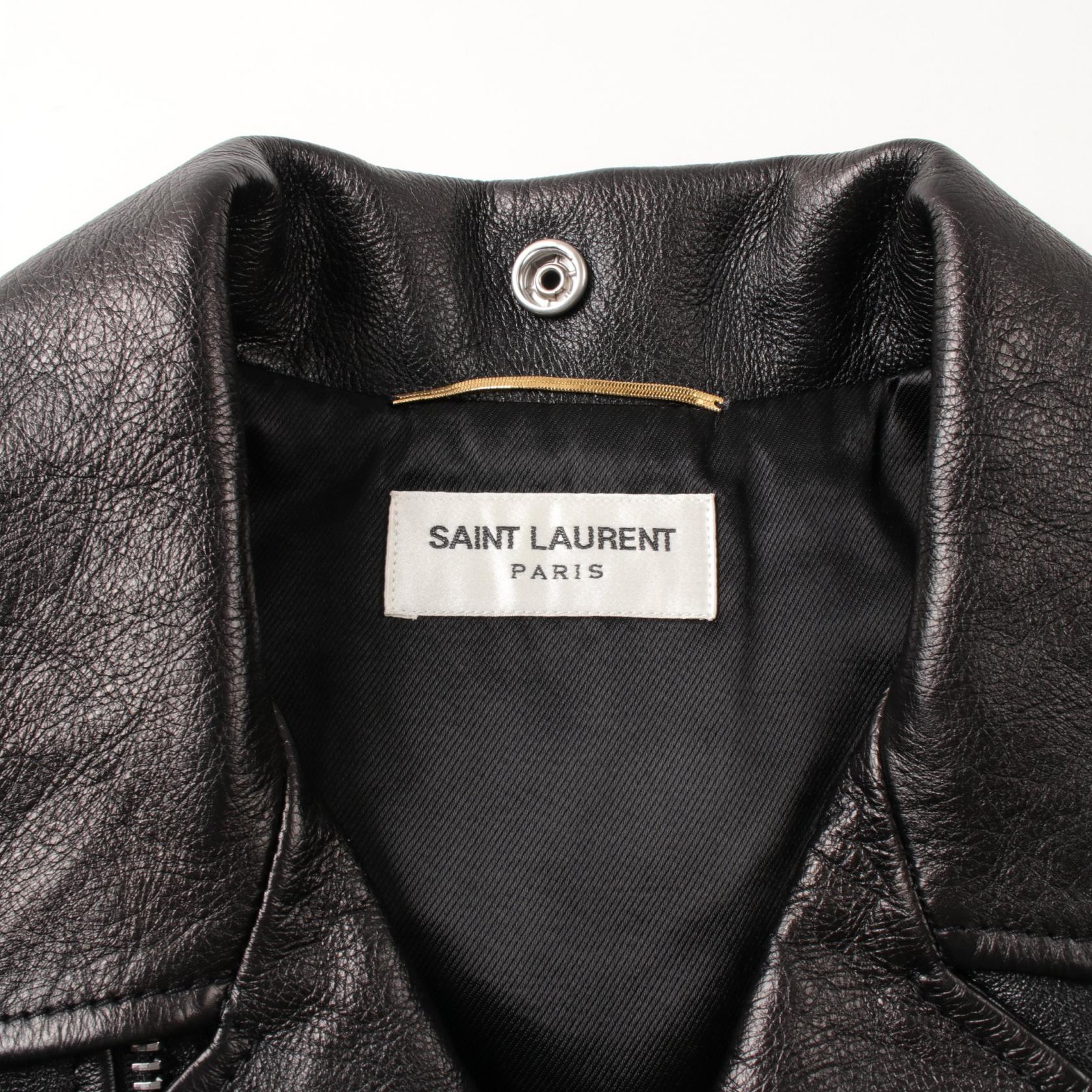 Saint Laurent Leather Motorcycle Jacket