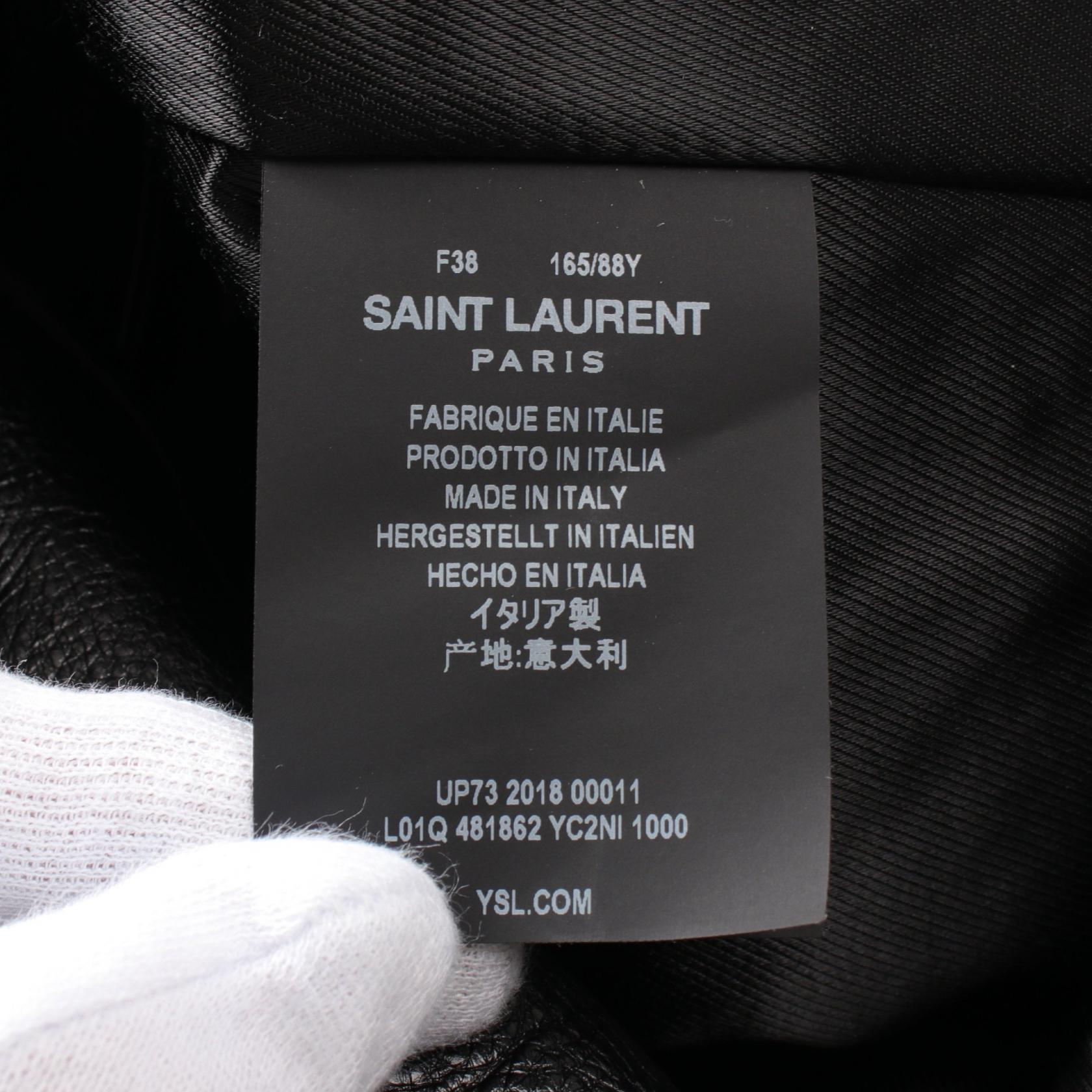 Saint Laurent Leather Motorcycle Jacket