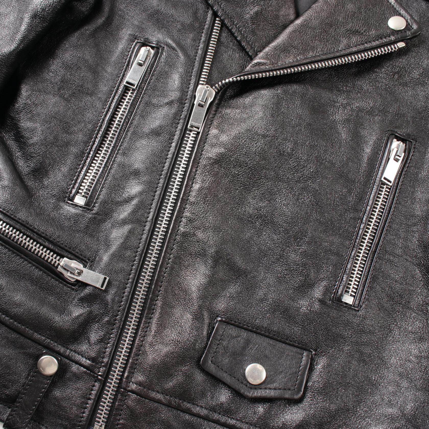 Saint Laurent Leather Motorcycle Jacket