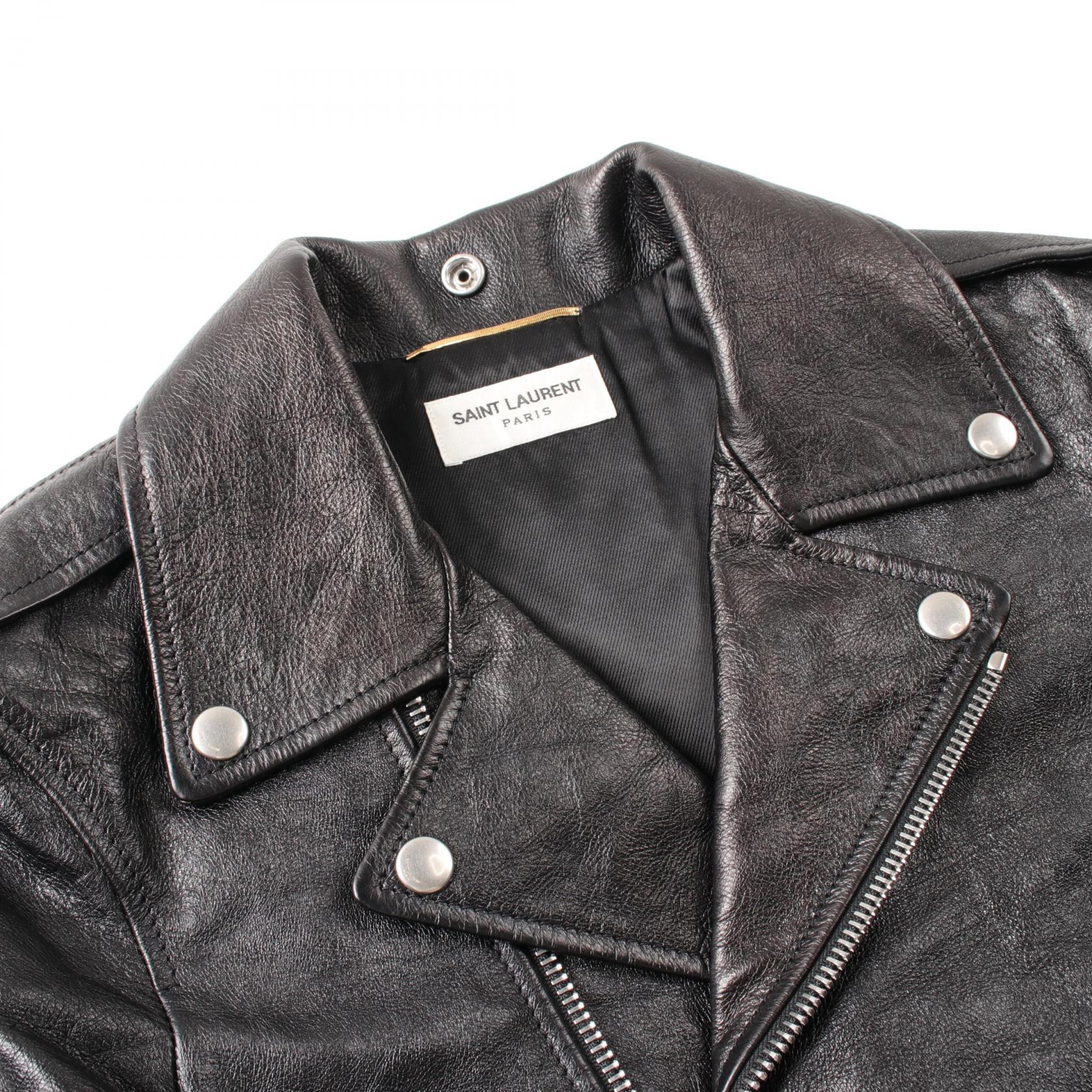 Saint Laurent Leather Motorcycle Jacket