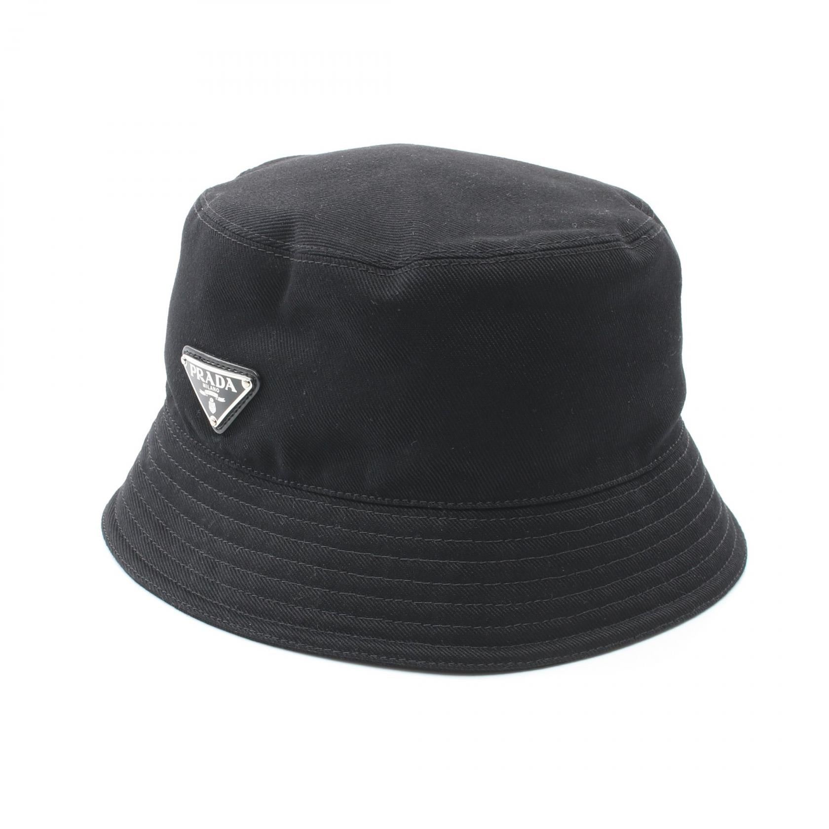 Prada Triangle Logo Cotton Hat 2HC137 2DXI