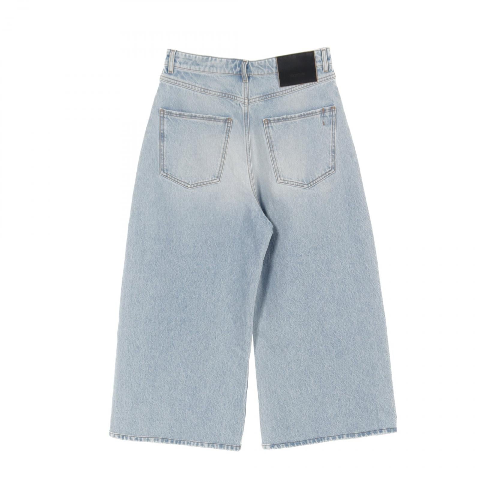 SPORTMAX ANGRI Denim Pants Cotton Blue