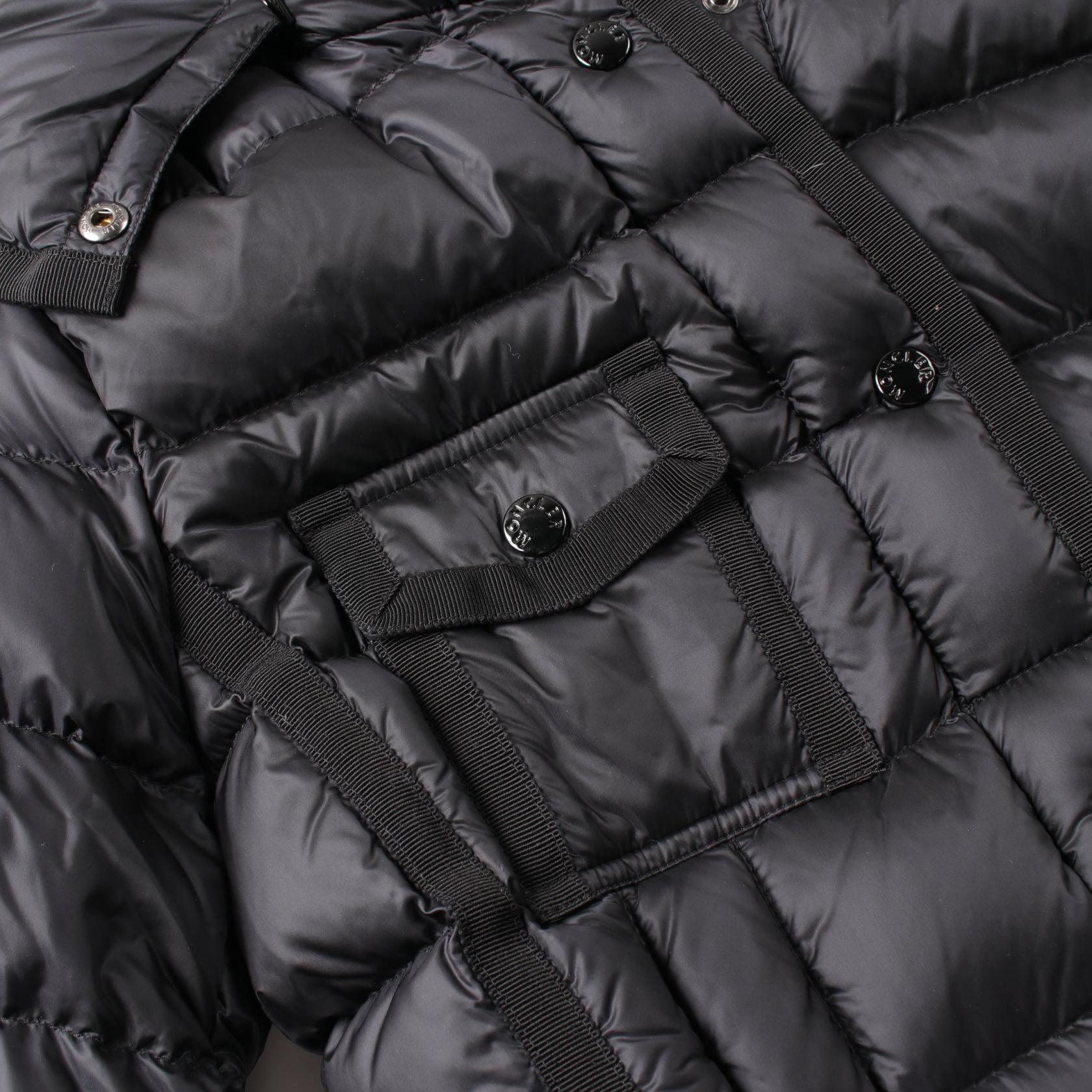 Moncler HERMINE Down Jacket Nylon Black