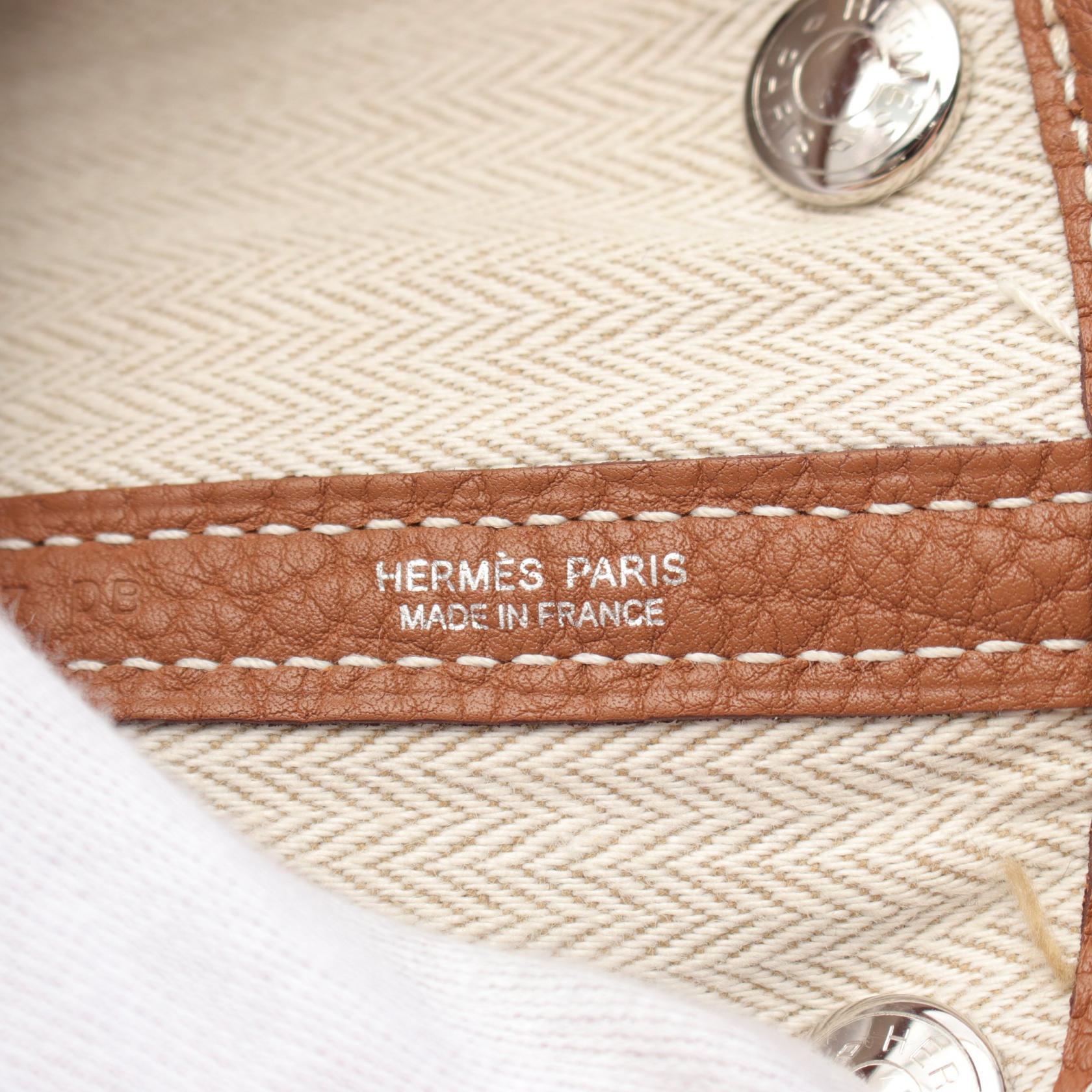 Hermes Garden Party TPM Tote Bag Brown