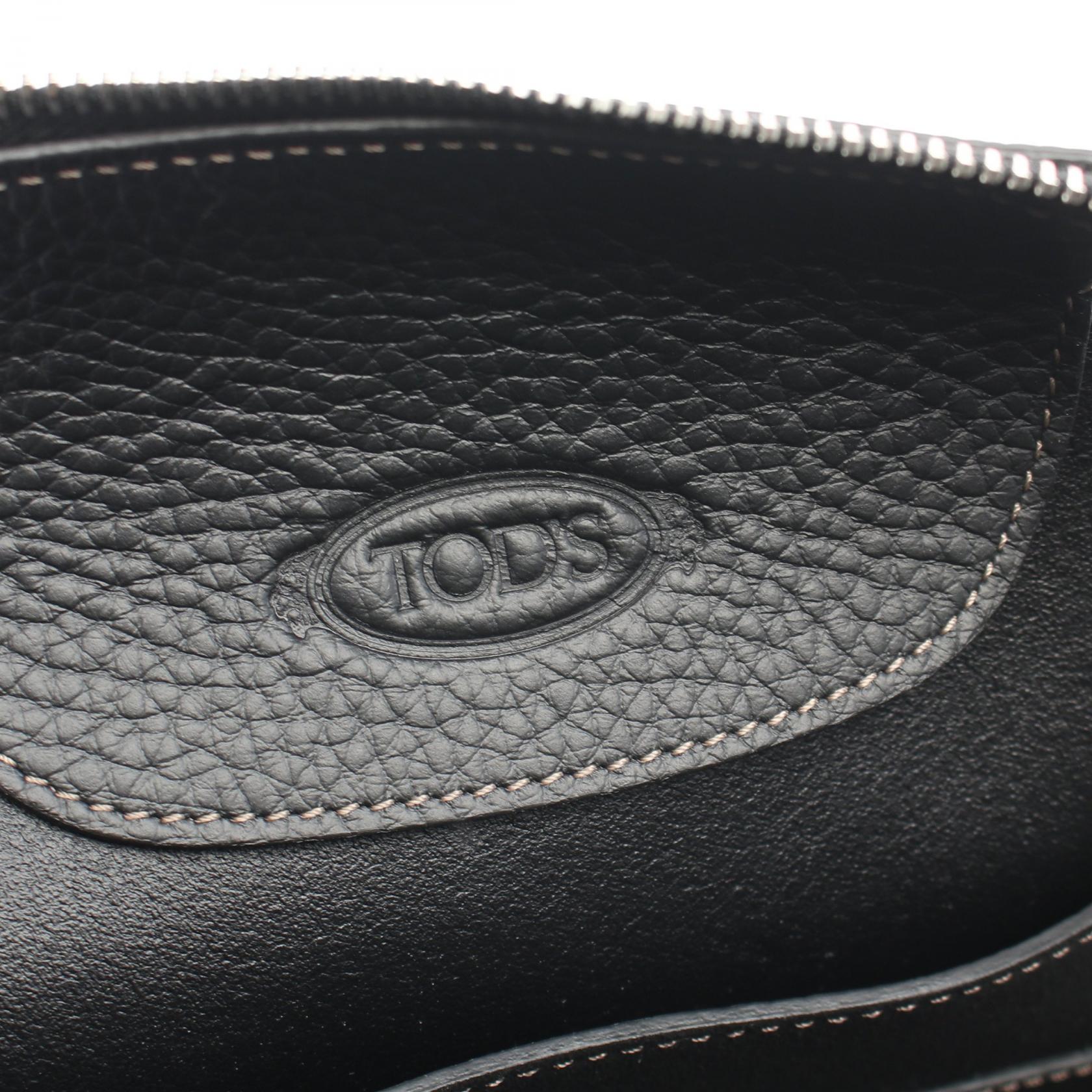 Tod's Leather Medium Handbag Black