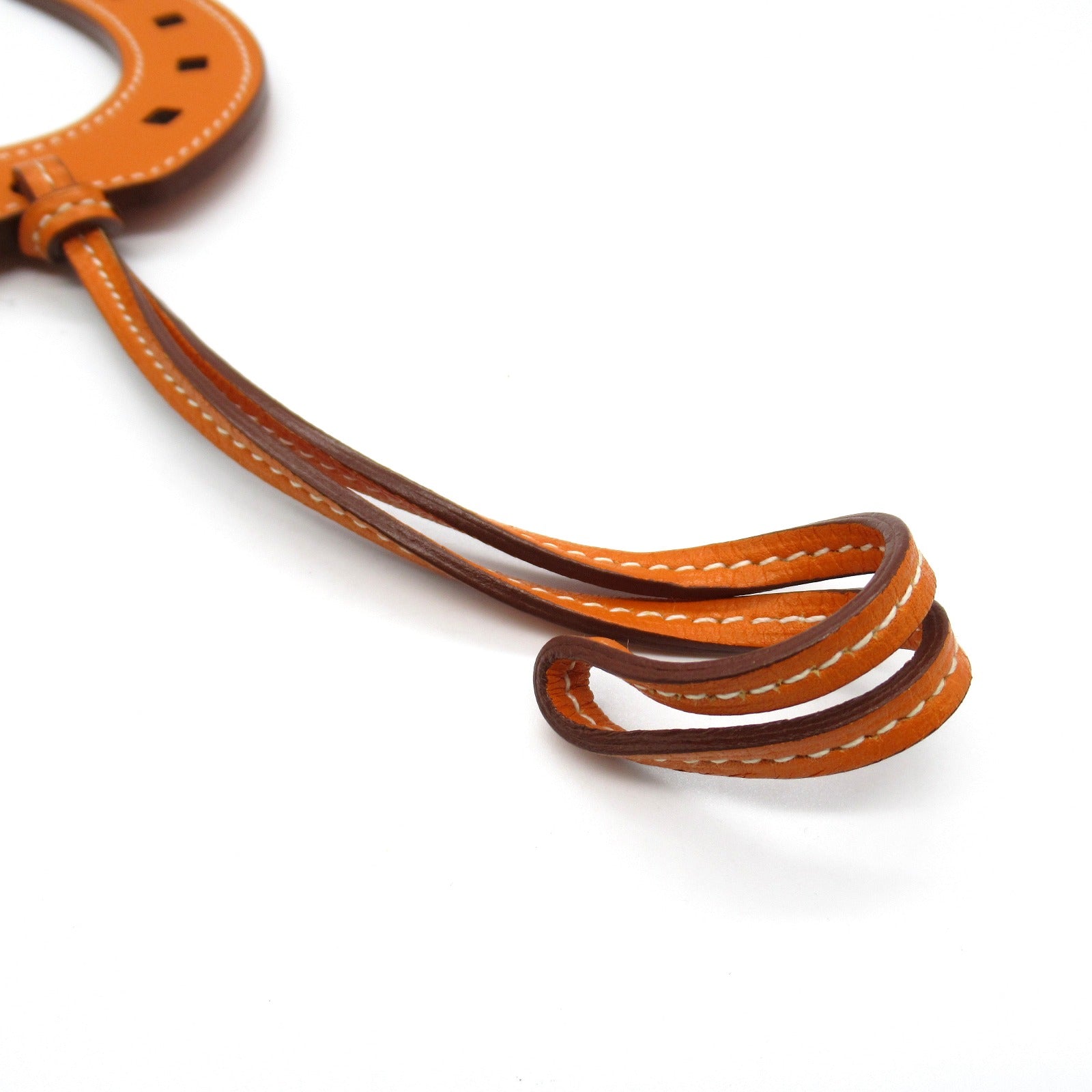 Hermes Leather Bag Charm Accessory