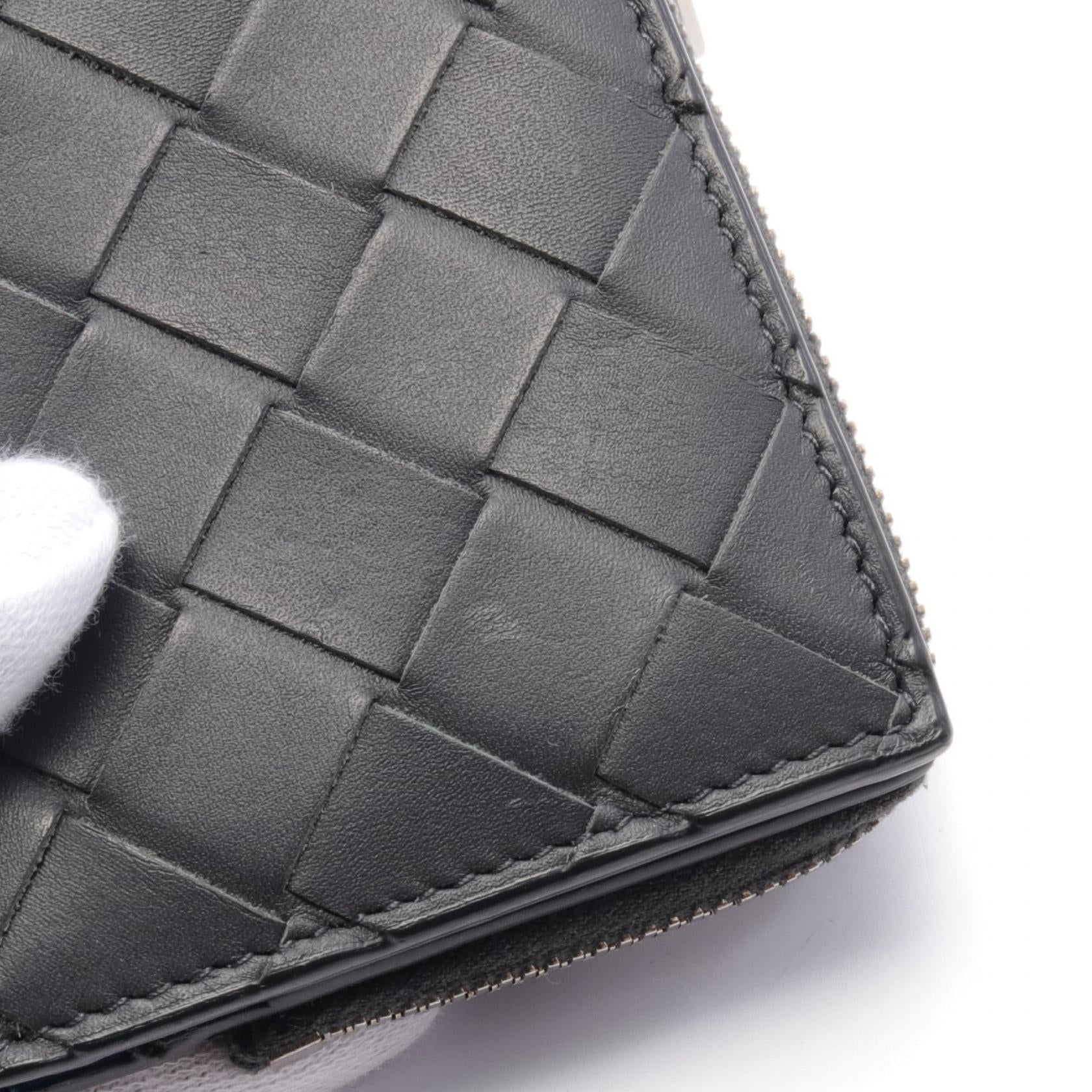 Bottega Veneta Leather Intrecciato Wallet