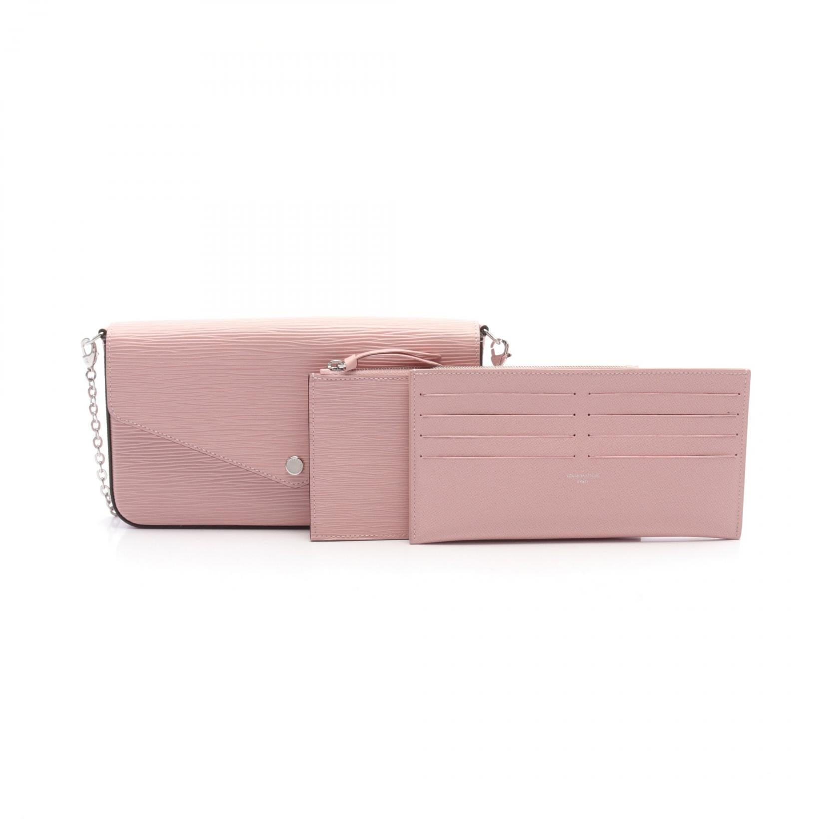 Louis Vuitton Epi Leather Pochette Felicie Pink M62467