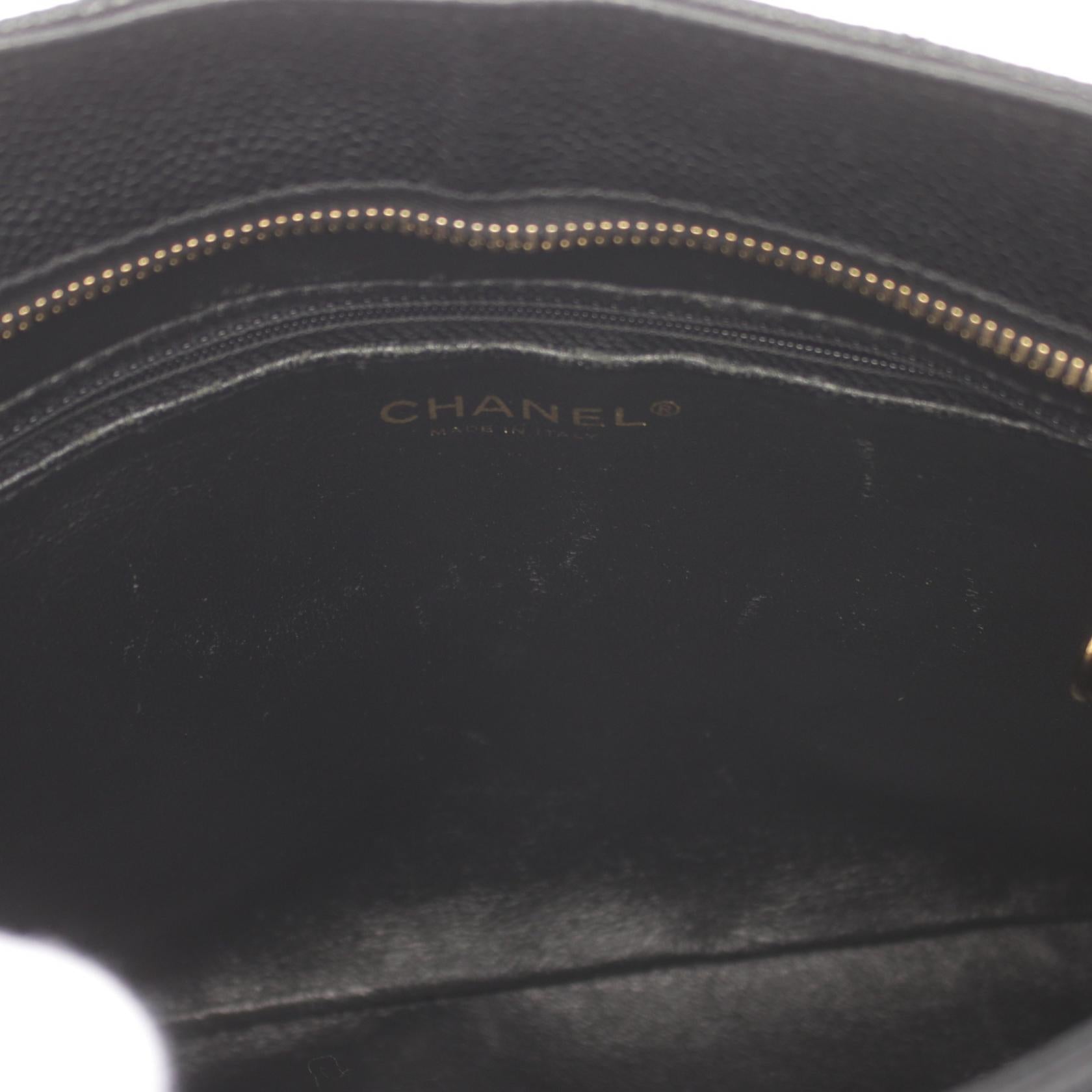 Chanel Caviar Skin Tote Bag Black A01804