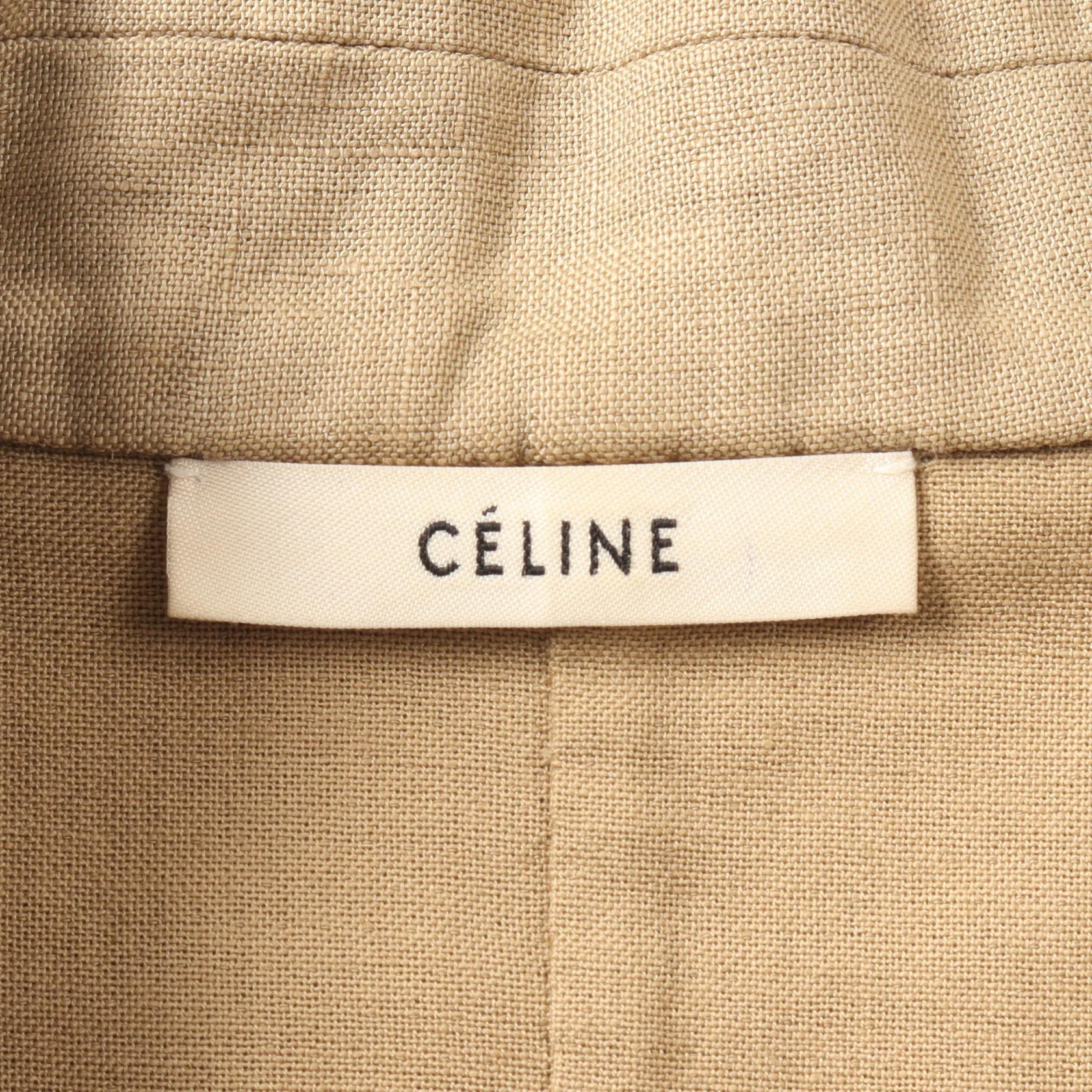 Celine Fabric Cotton Outerwear Beige