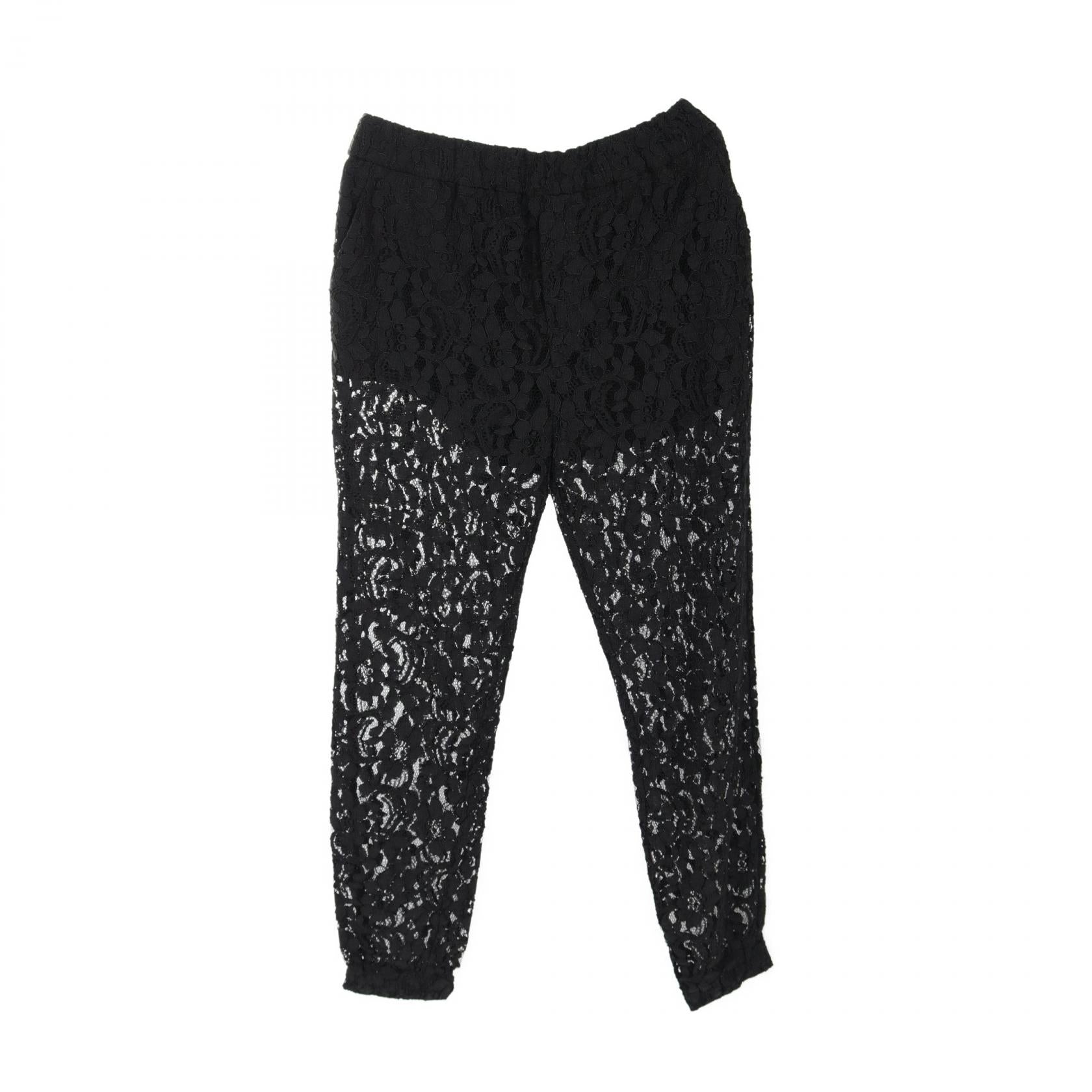 MSGM Nylon Viscose Pants Black 1842MDP106