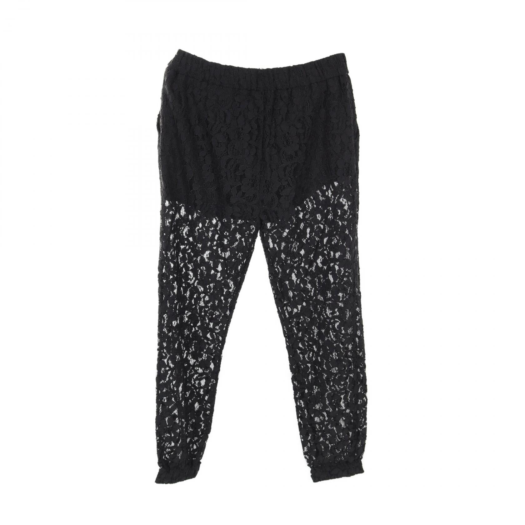 MSGM Nylon Viscose Pants Black 1842MDP106