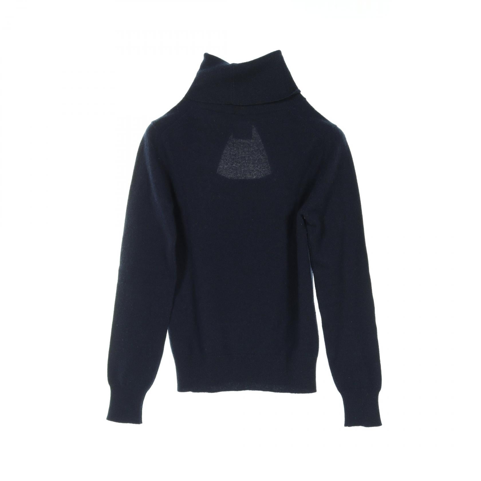 Chanel Cashmere Knit Top Navy