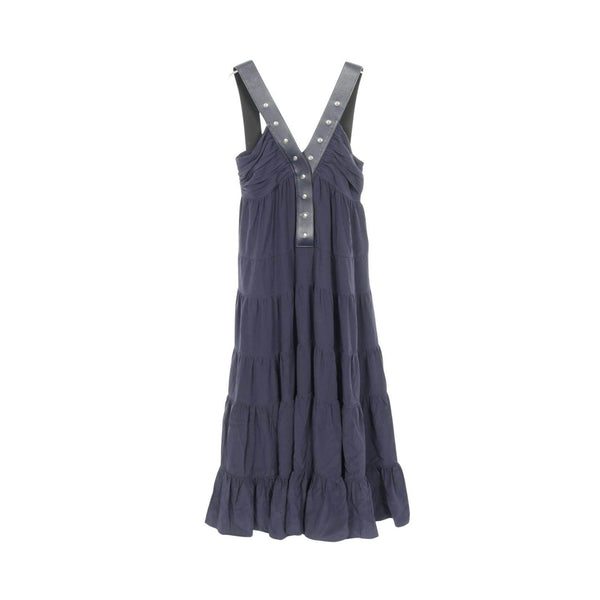 Louis Vuitton Silk Leather Dress