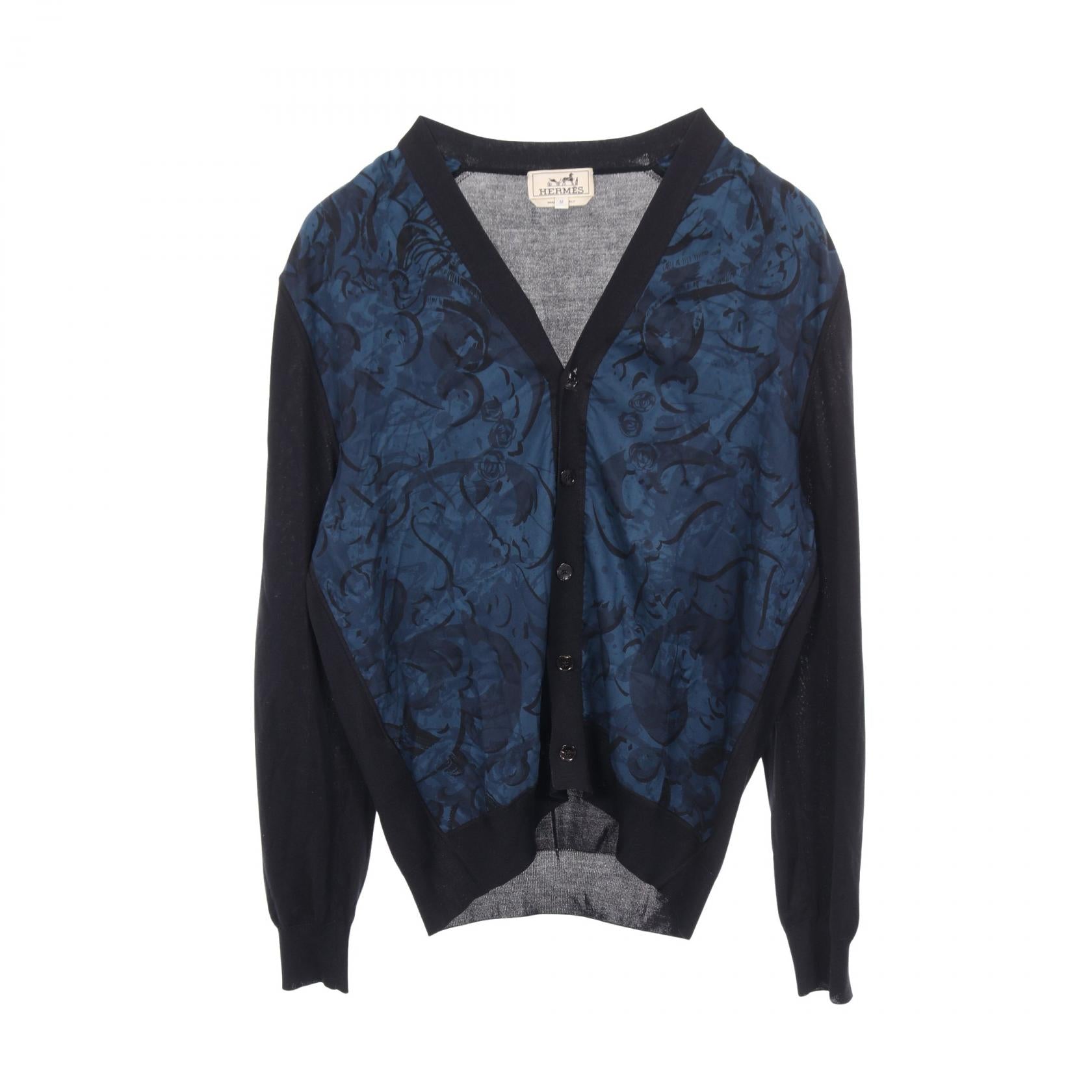 Hermes Silk Cardigan