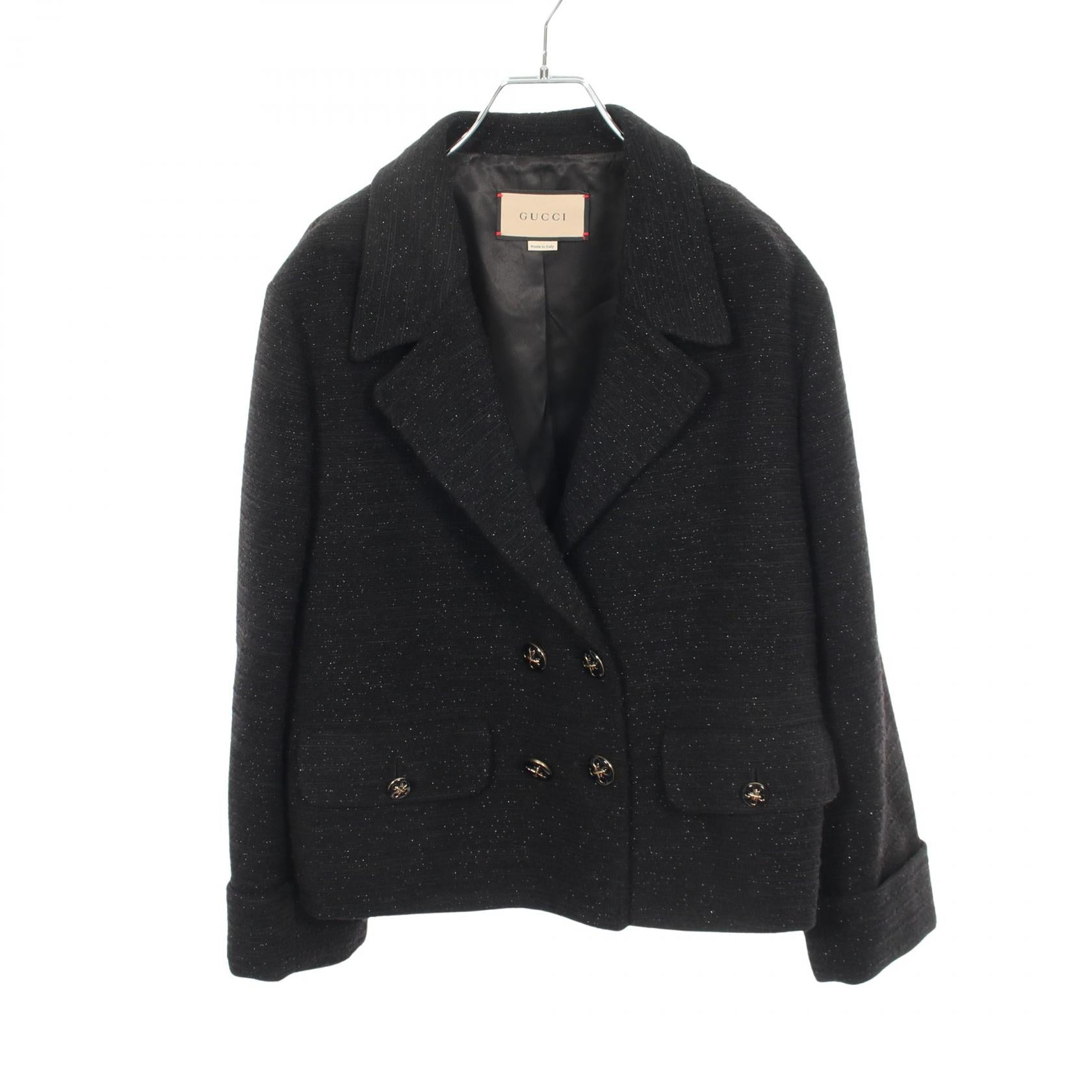 Gucci Double Breasted Wool Coat