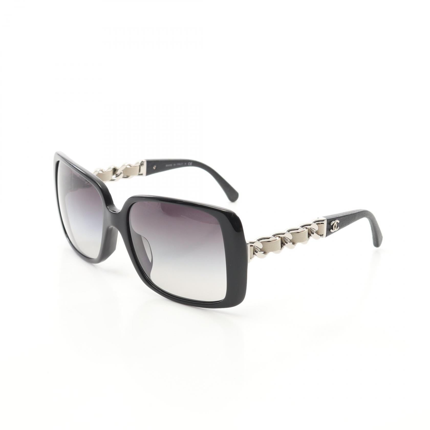 Chanel Coco Mark Chain Sunglasses – LuxUness