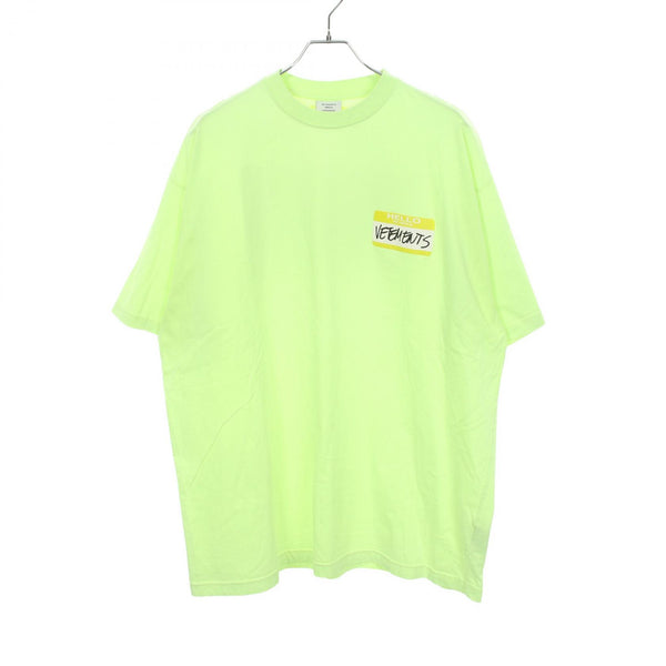 VETEMENTS Name Badge Cotton TShirt